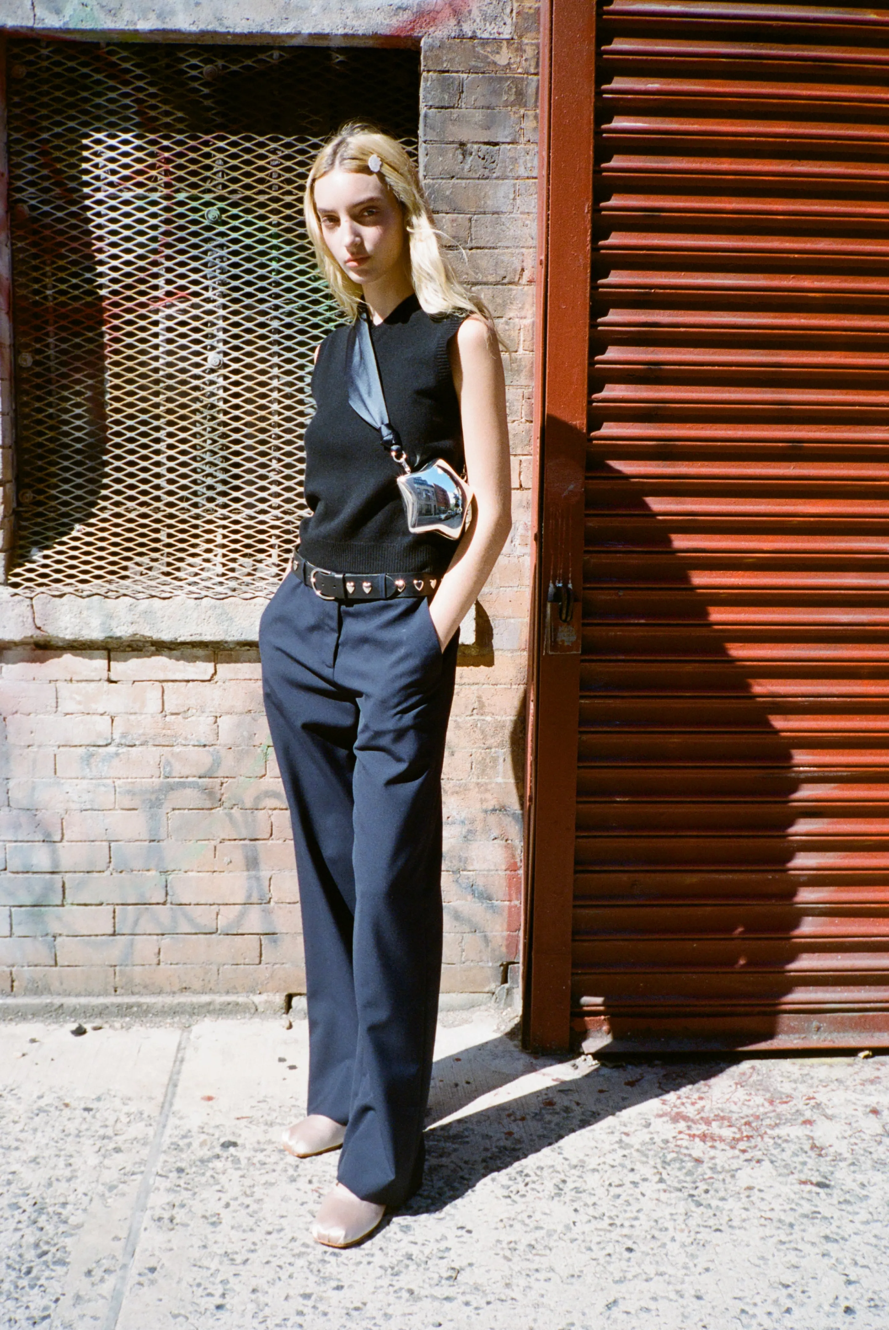 STAR LOCKET BAG IN BLACK