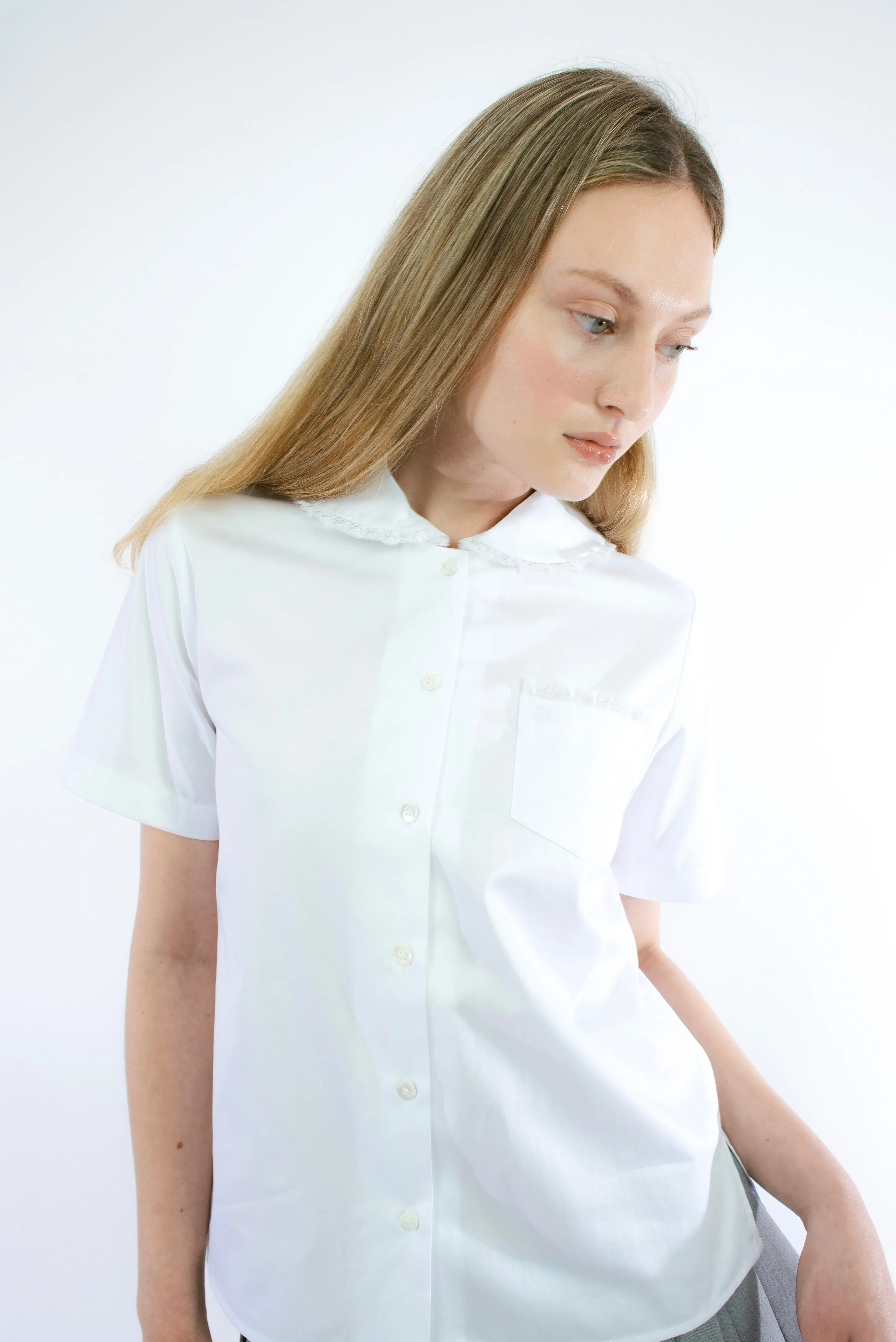 SPLITTER TOP IN WHITE