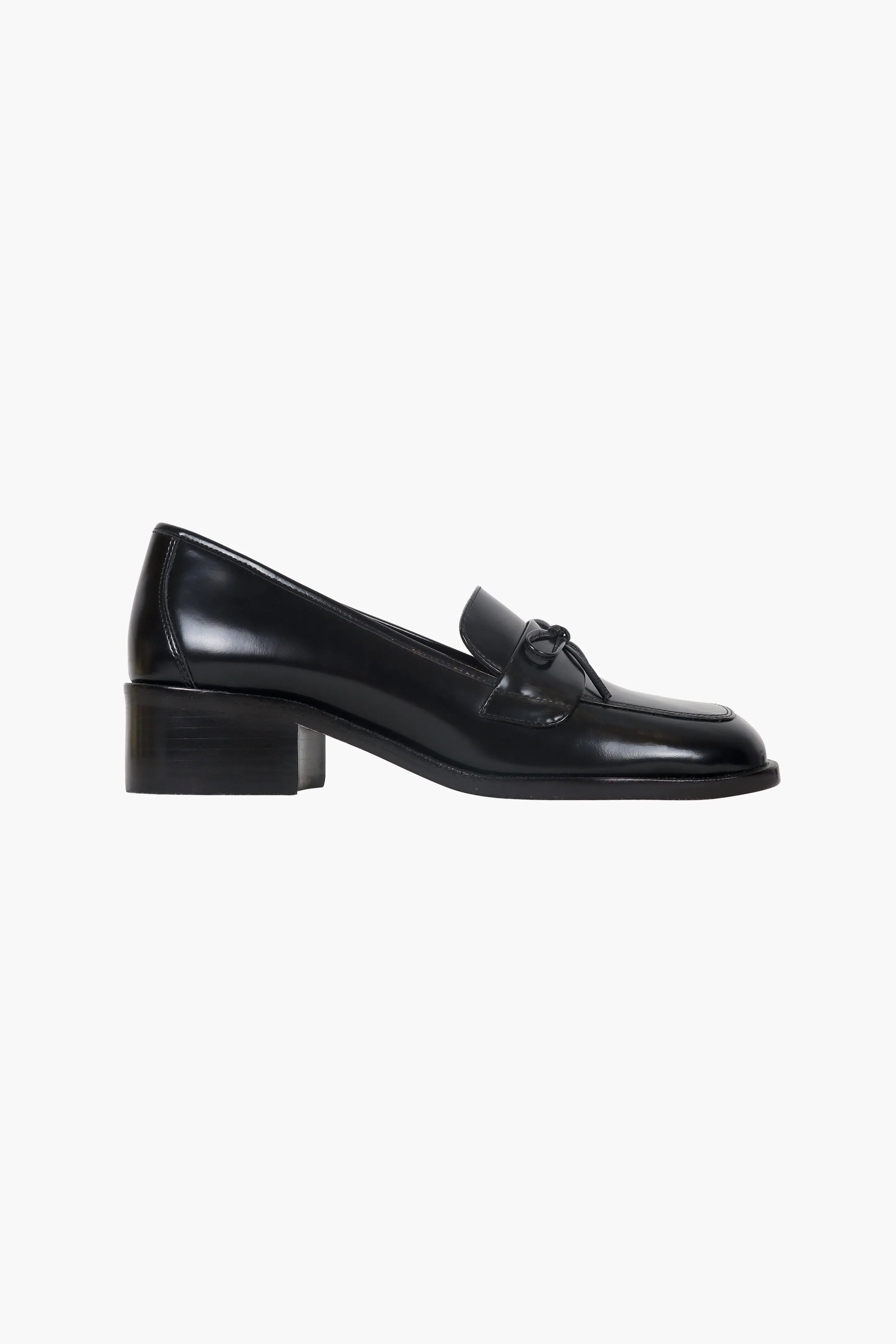 LOAFER IN BLACK SPAZZOLATO