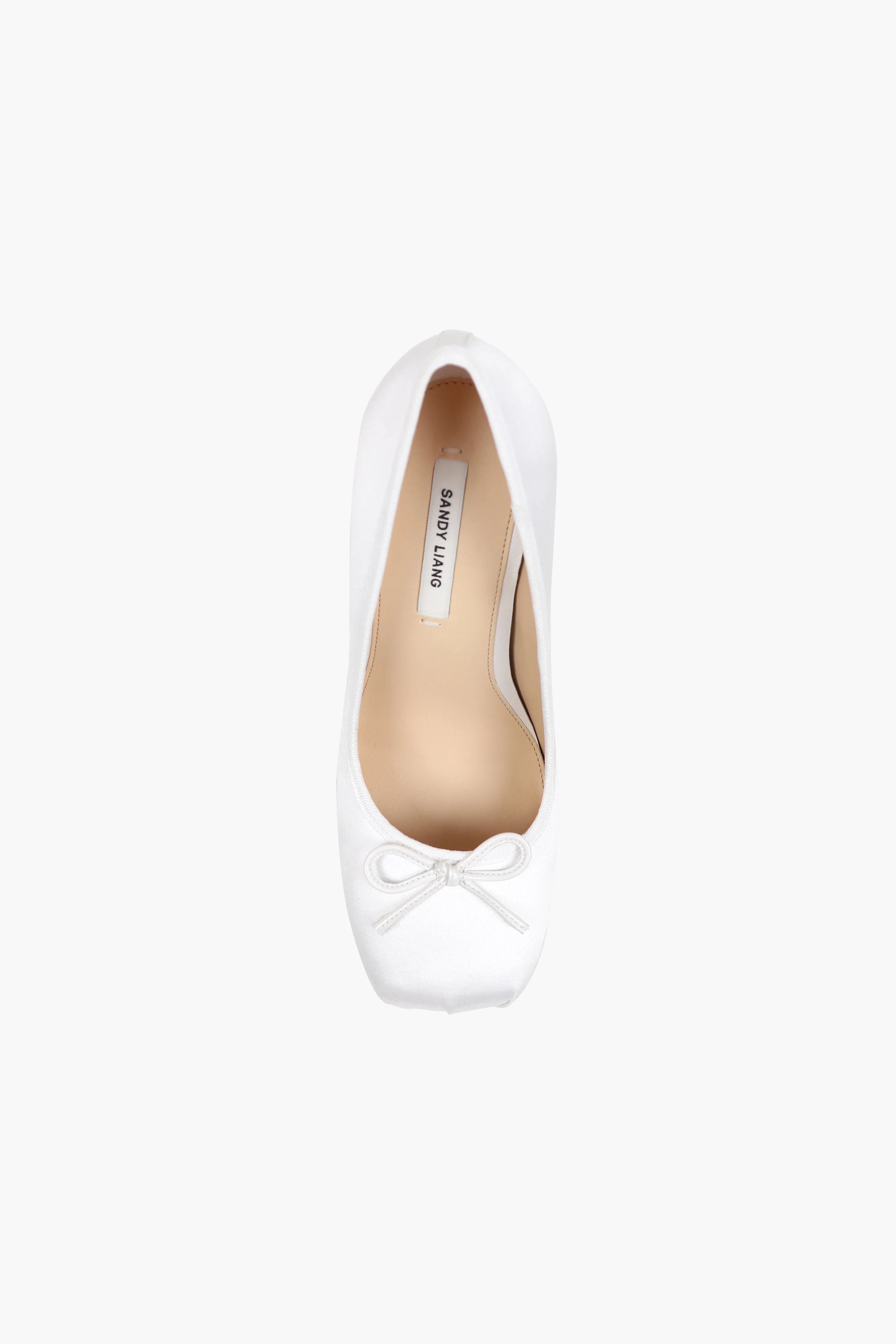 POINTE PUMP 100 IN PEARL SATIN