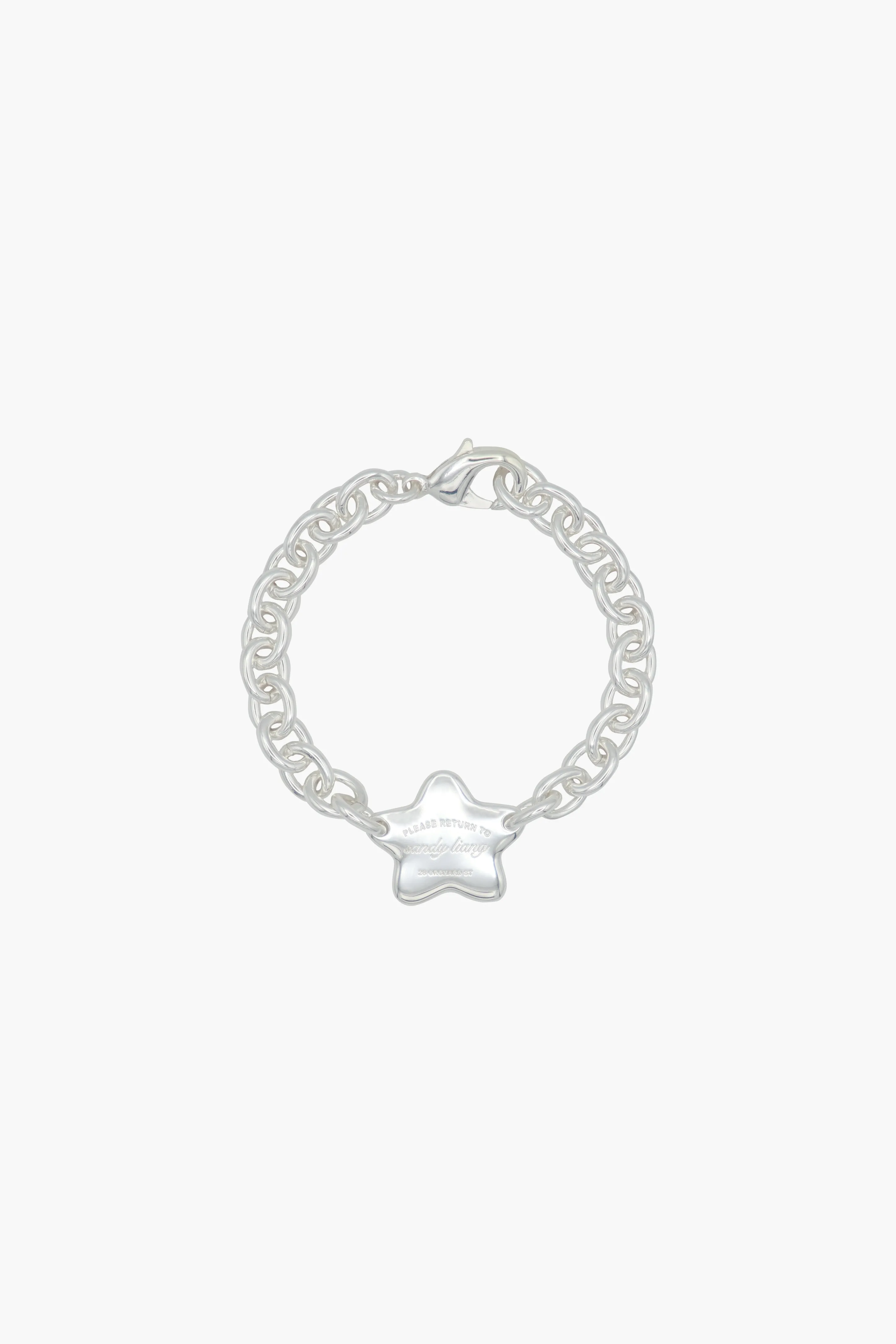STAR CHARM BRACELET IN SILVER