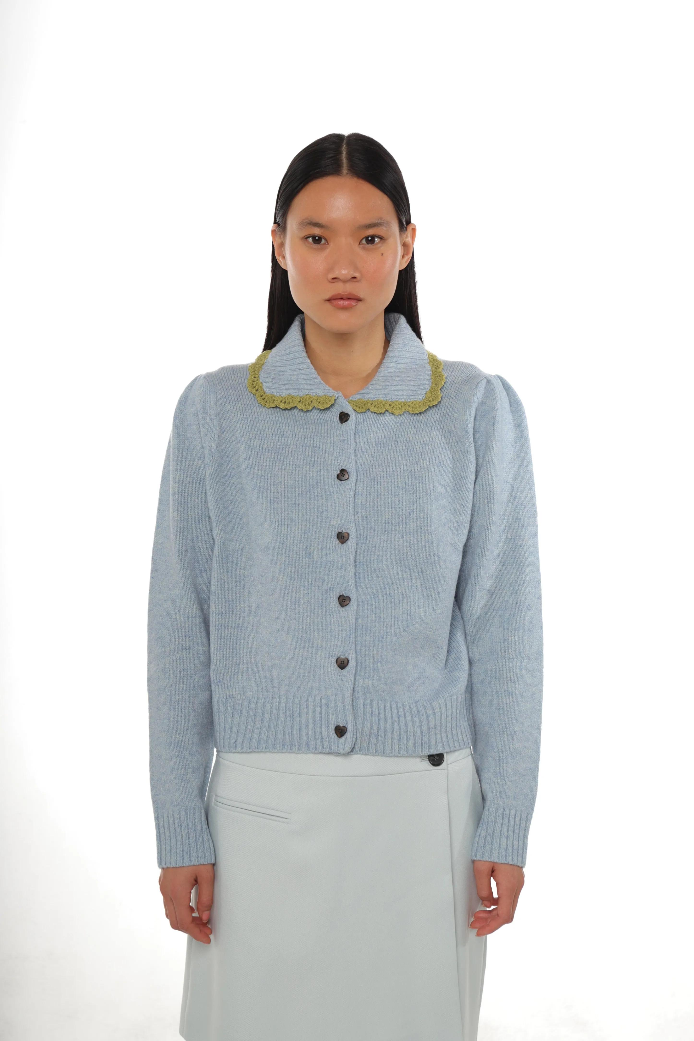 ROCHE CARDIGAN IN LIGHT BLUE