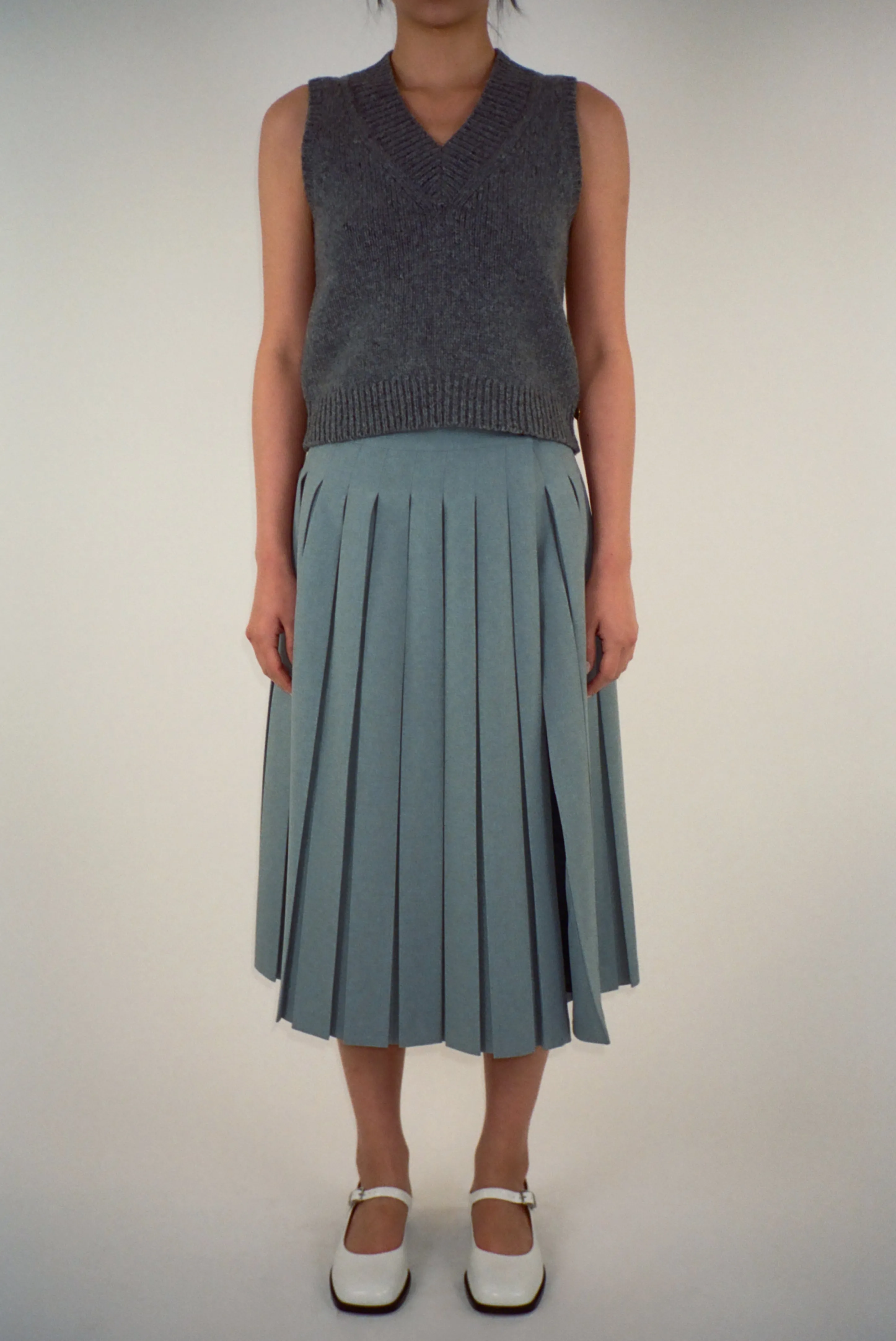 UNIFORM SKORT IN GREY