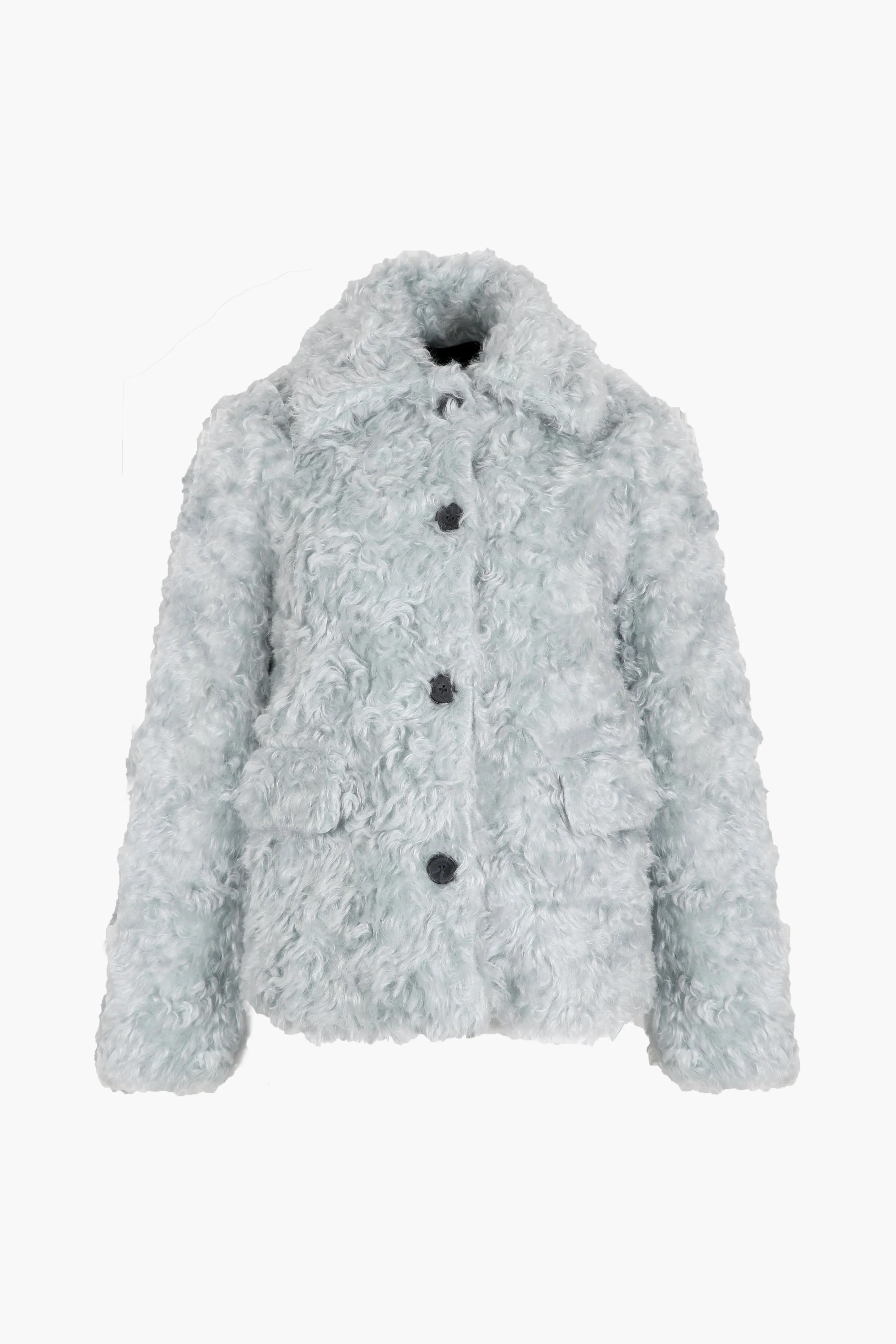 PERU JACKET IN ICE BLUE