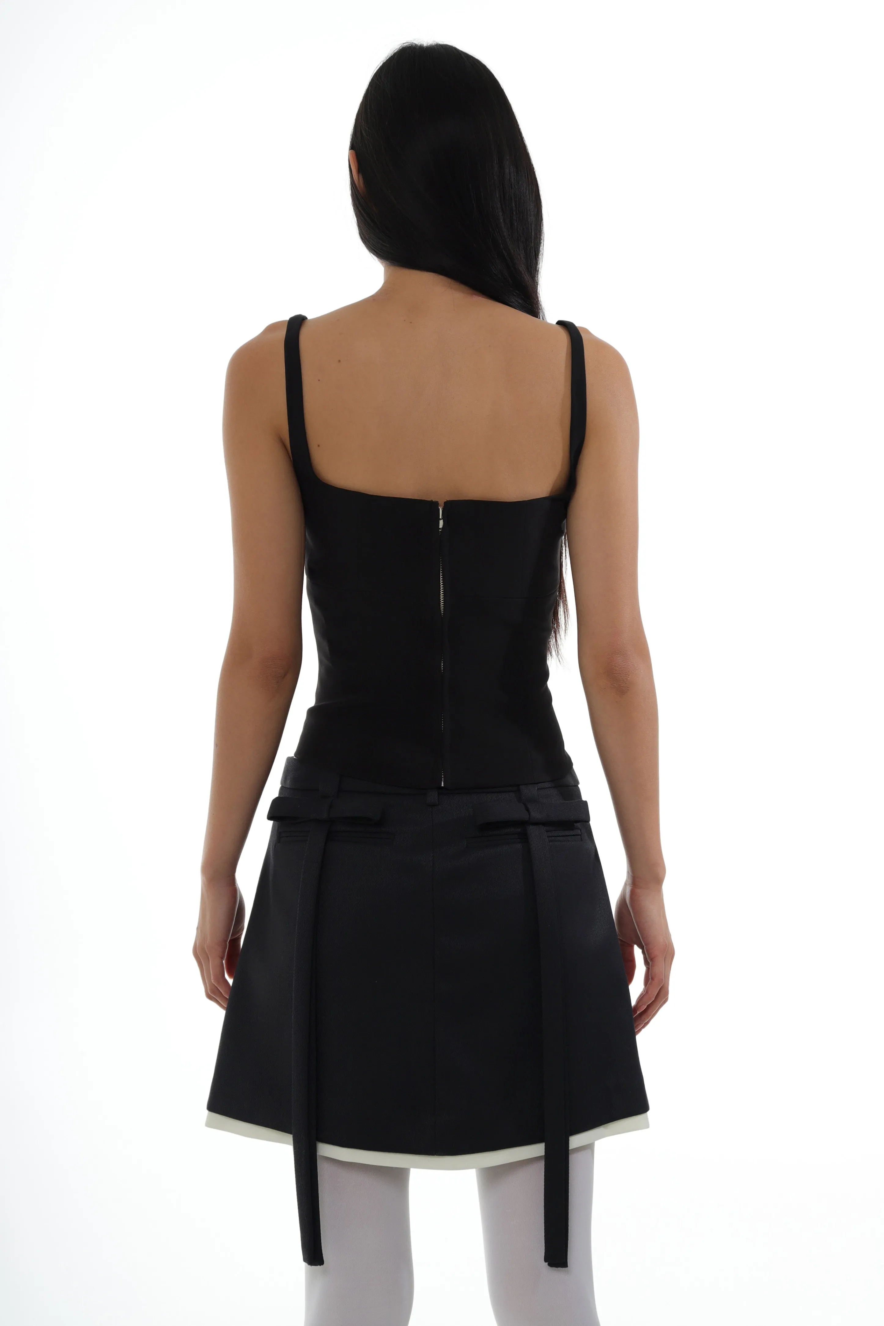 TEACUP TANK IN BLACK