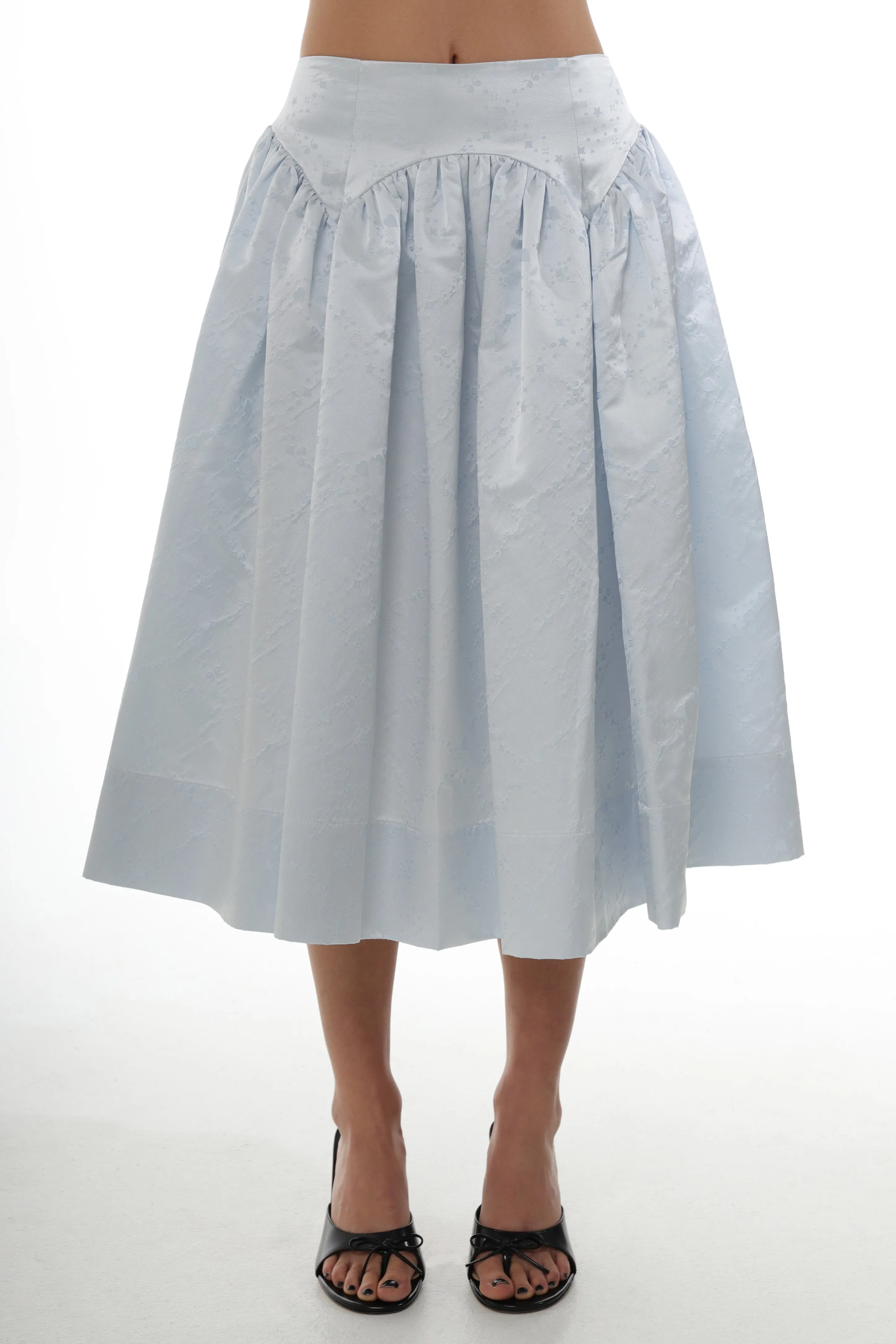 MURANO SKIRT IN ICE BLUE