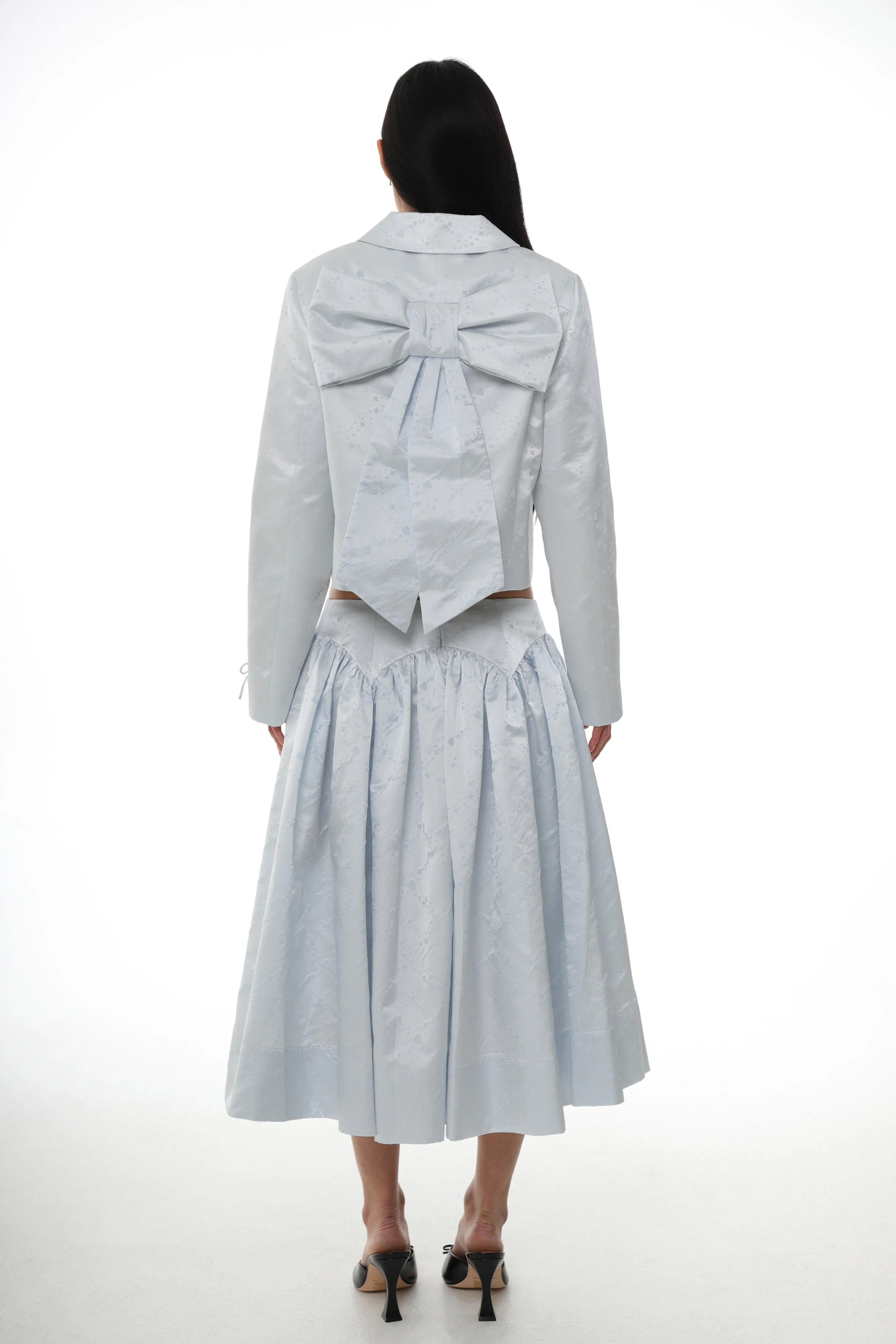 MURANO SKIRT IN ICE BLUE