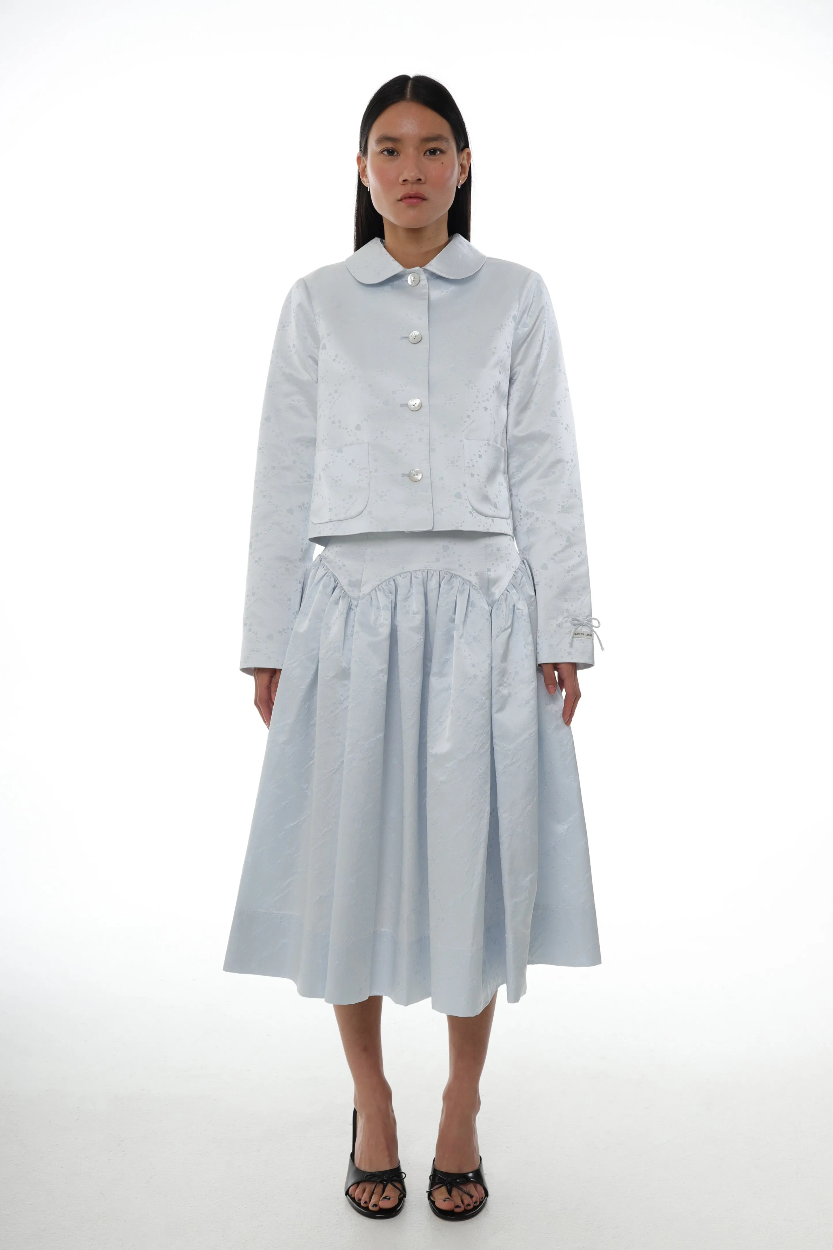 MURANO SKIRT IN ICE BLUE