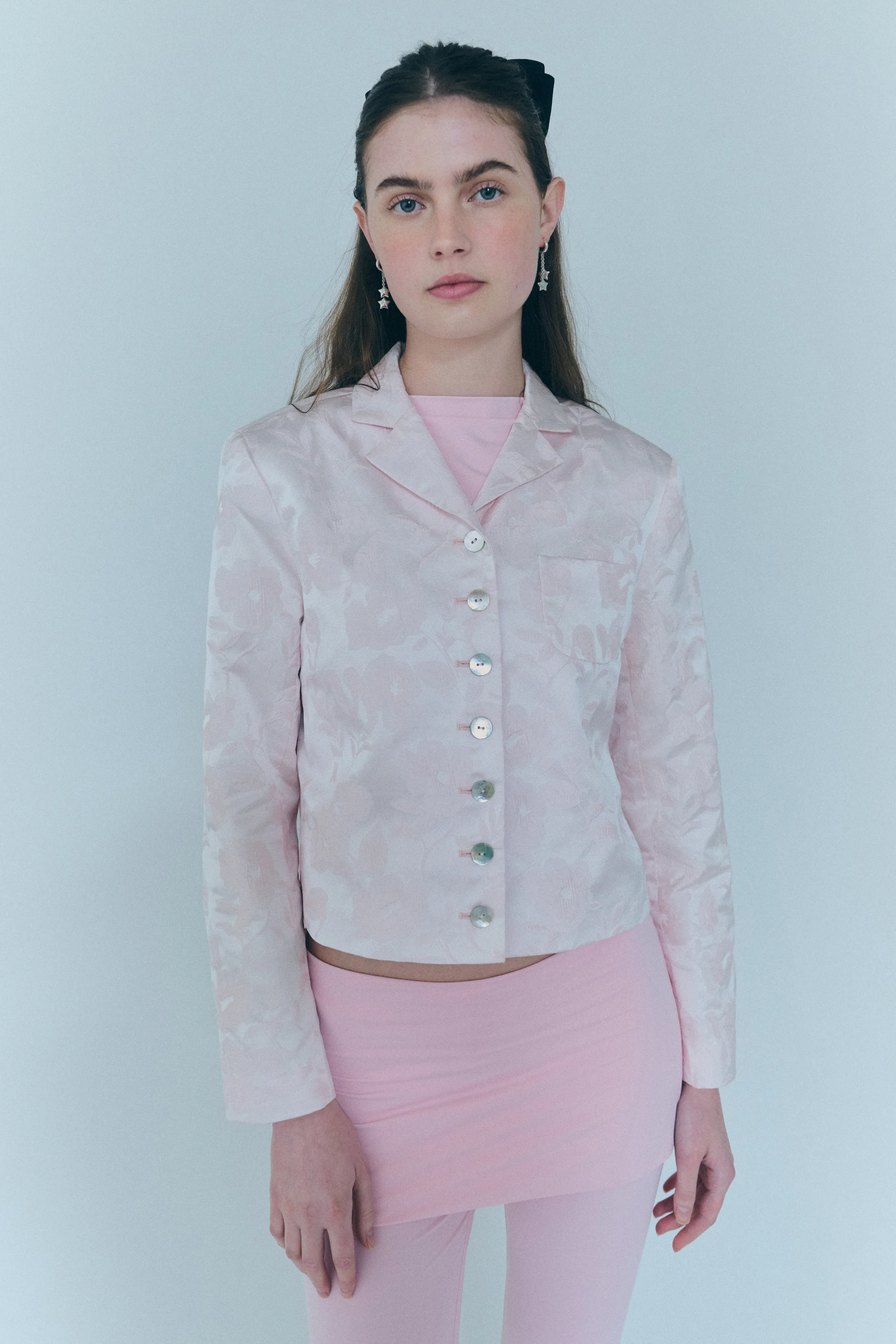 TWIN EARRINGS IN STERLING SILVER