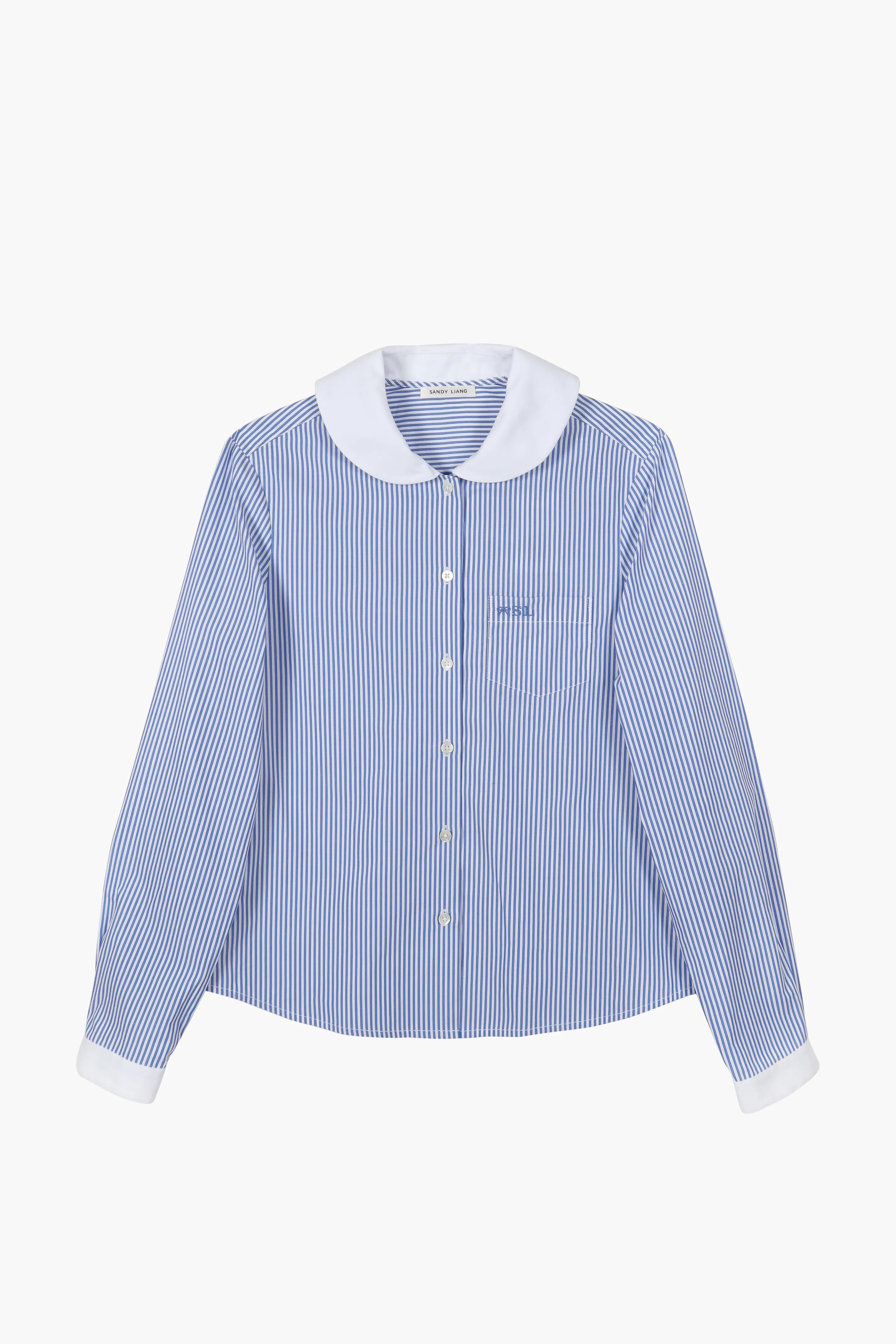 WILBUR TOP IN BLUE STRIPE