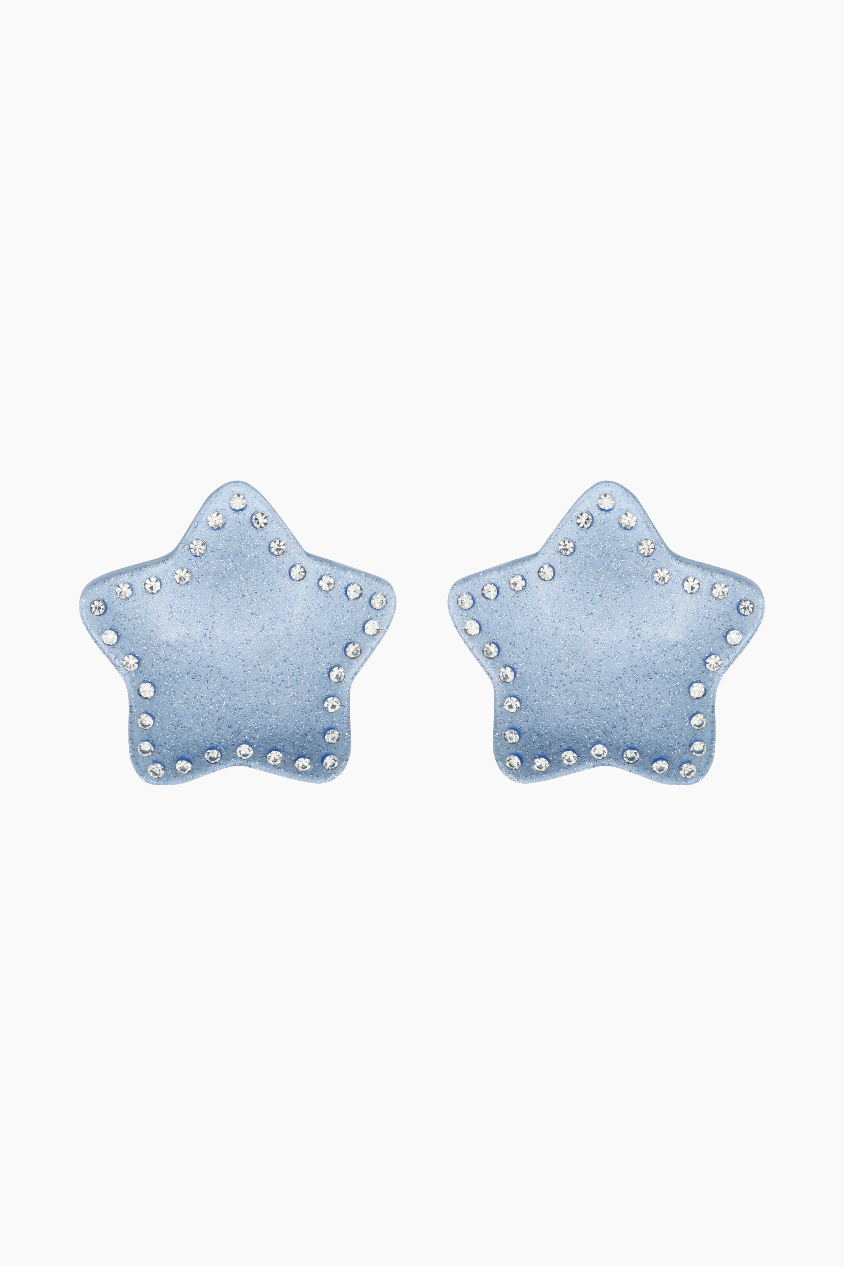 COSMO EARRINGS IN ICE BLUE