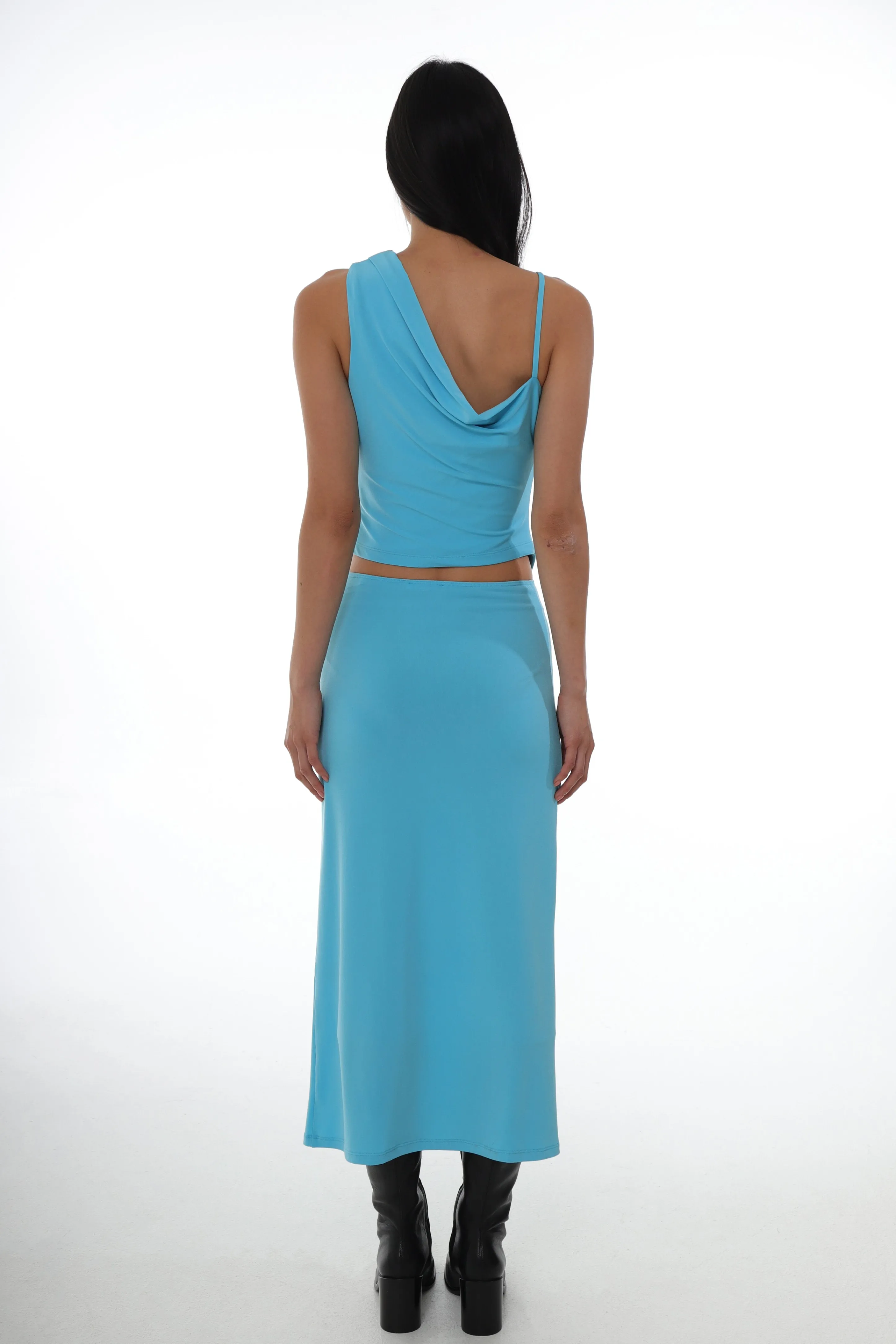 DORY TOP IN TURQUOISE