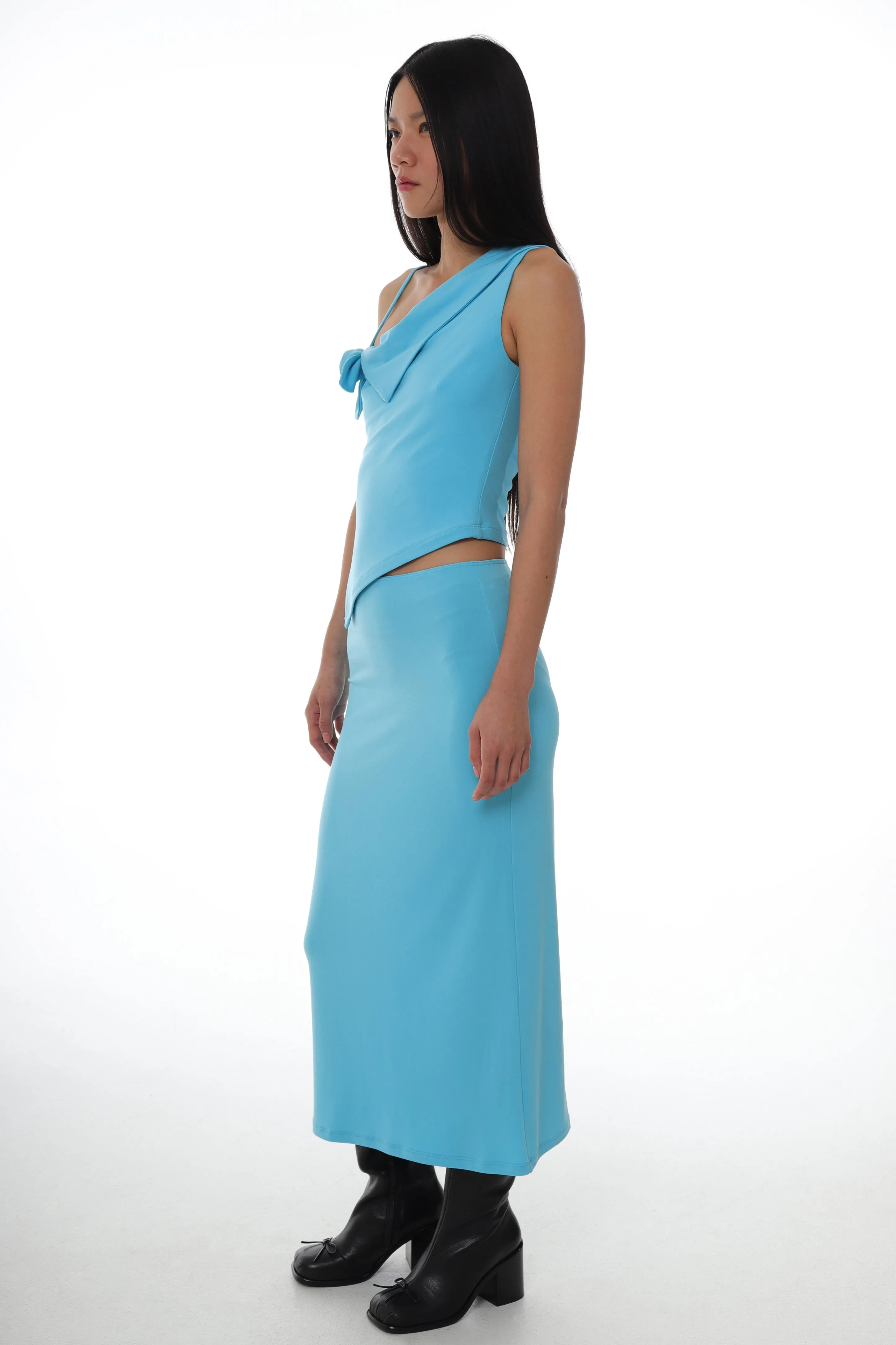 DORY TOP IN TURQUOISE