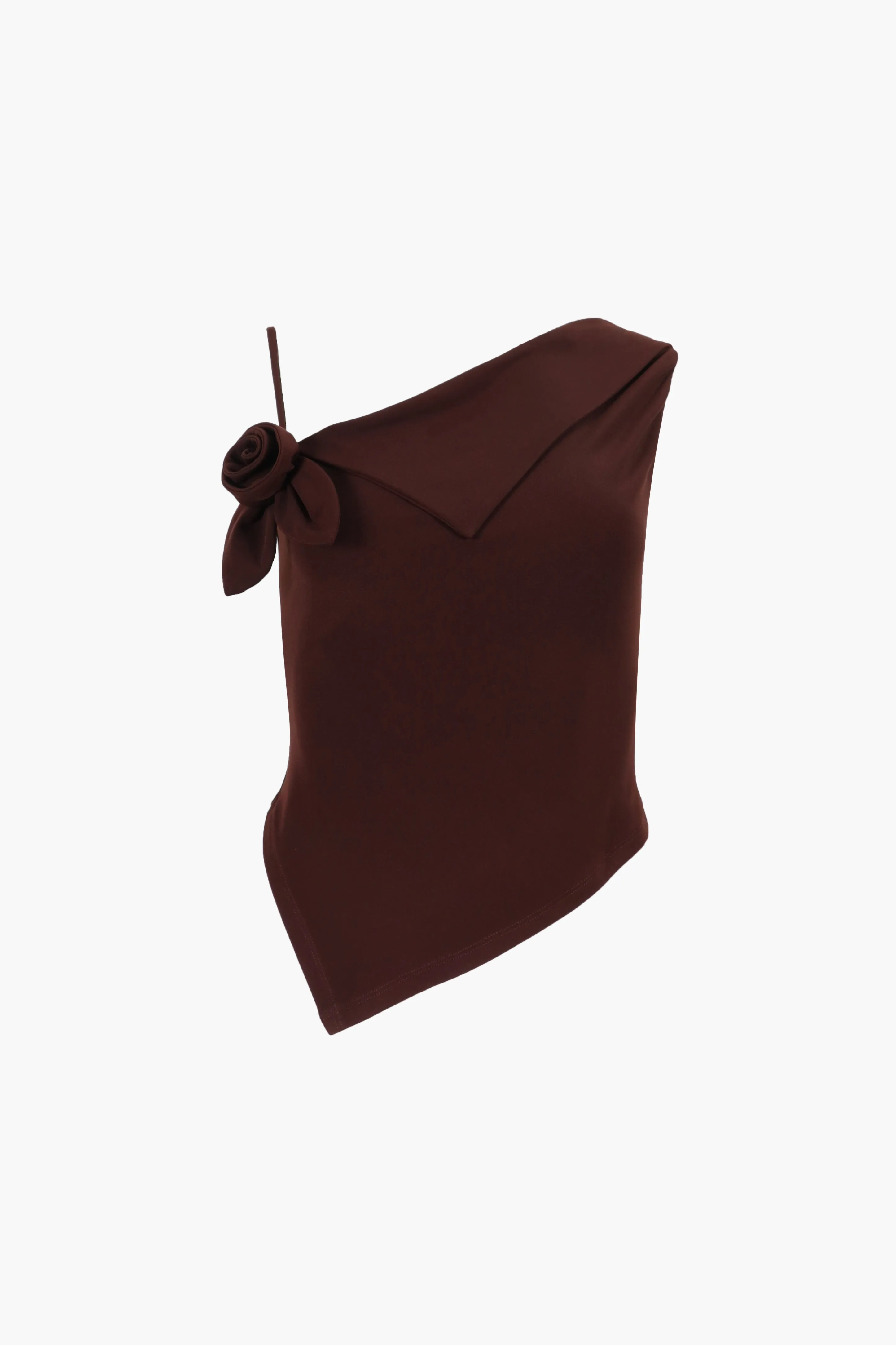 DORY TOP IN DARK BROWN