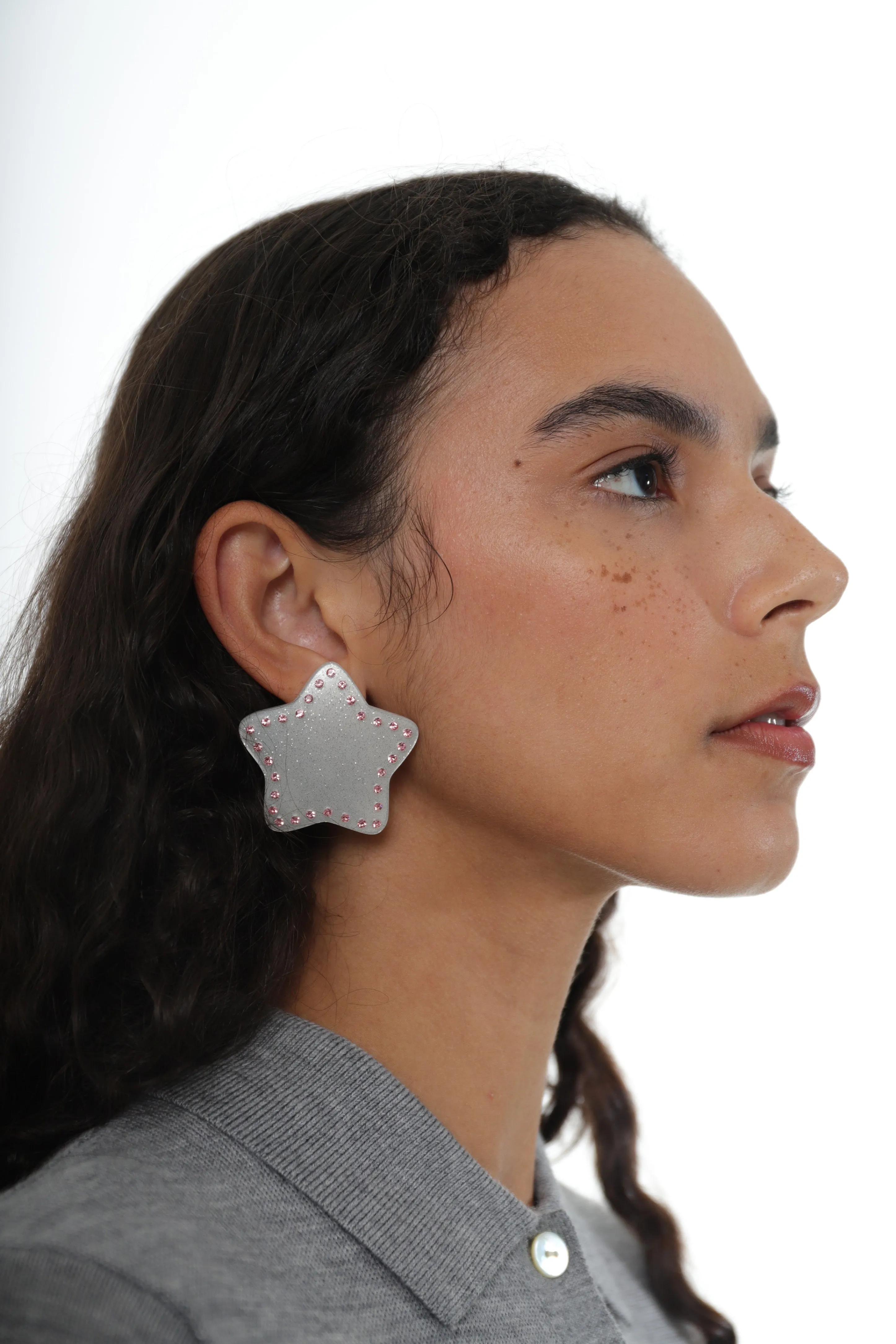 COSMO EARRINGS IN CLOUDY