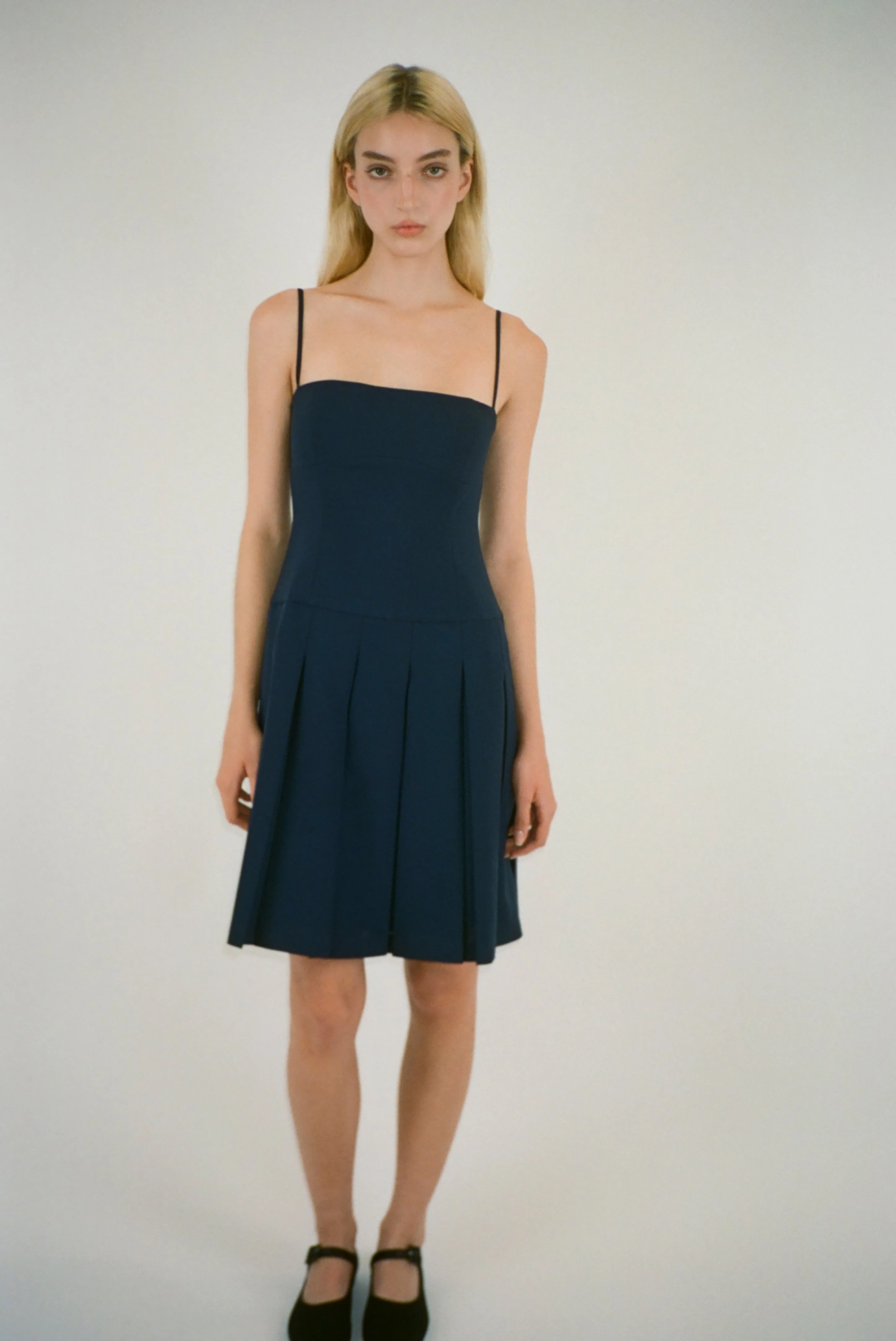 ROO DRESS IN NAVY
