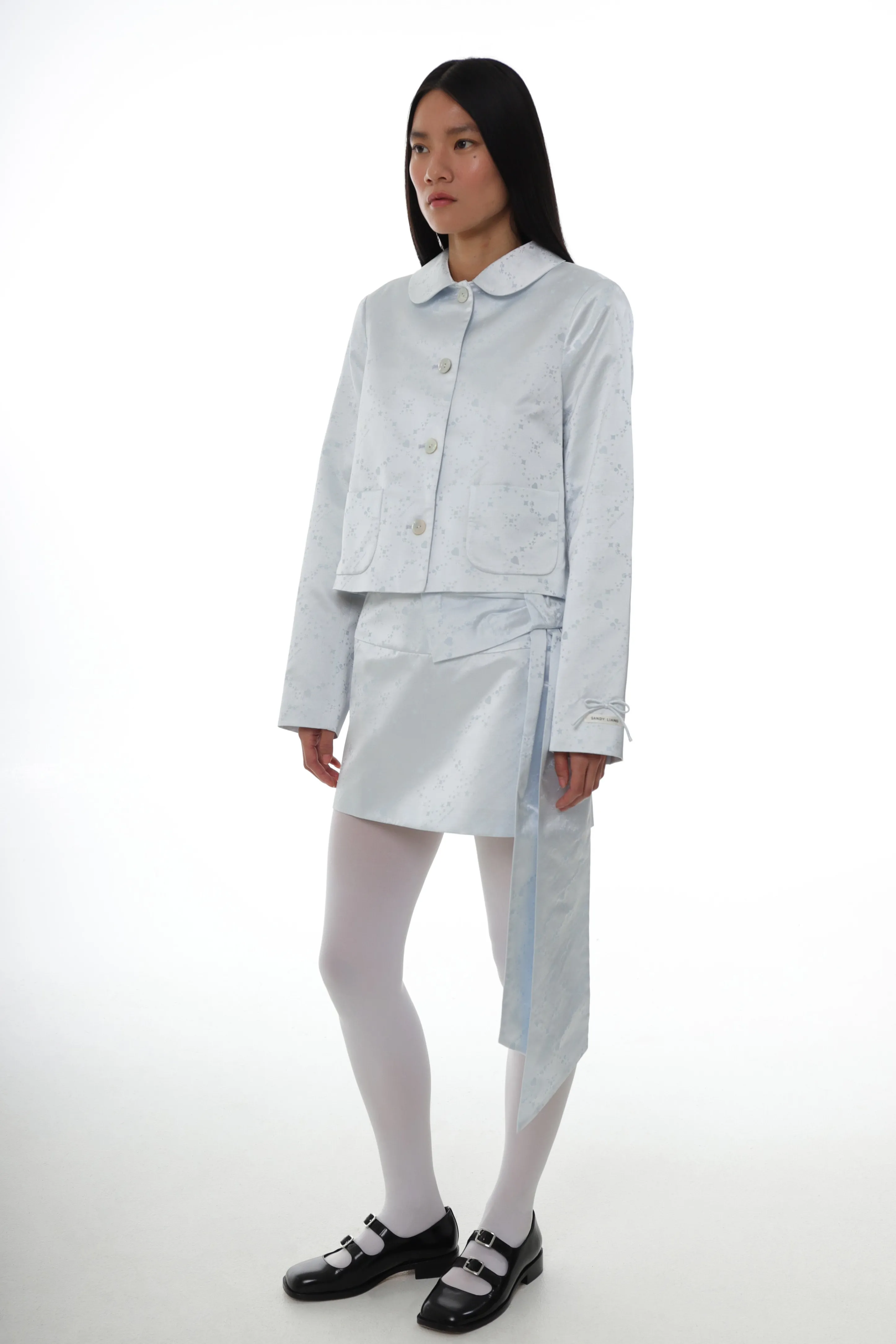 SKAR SKIRT IN ICE BLUE