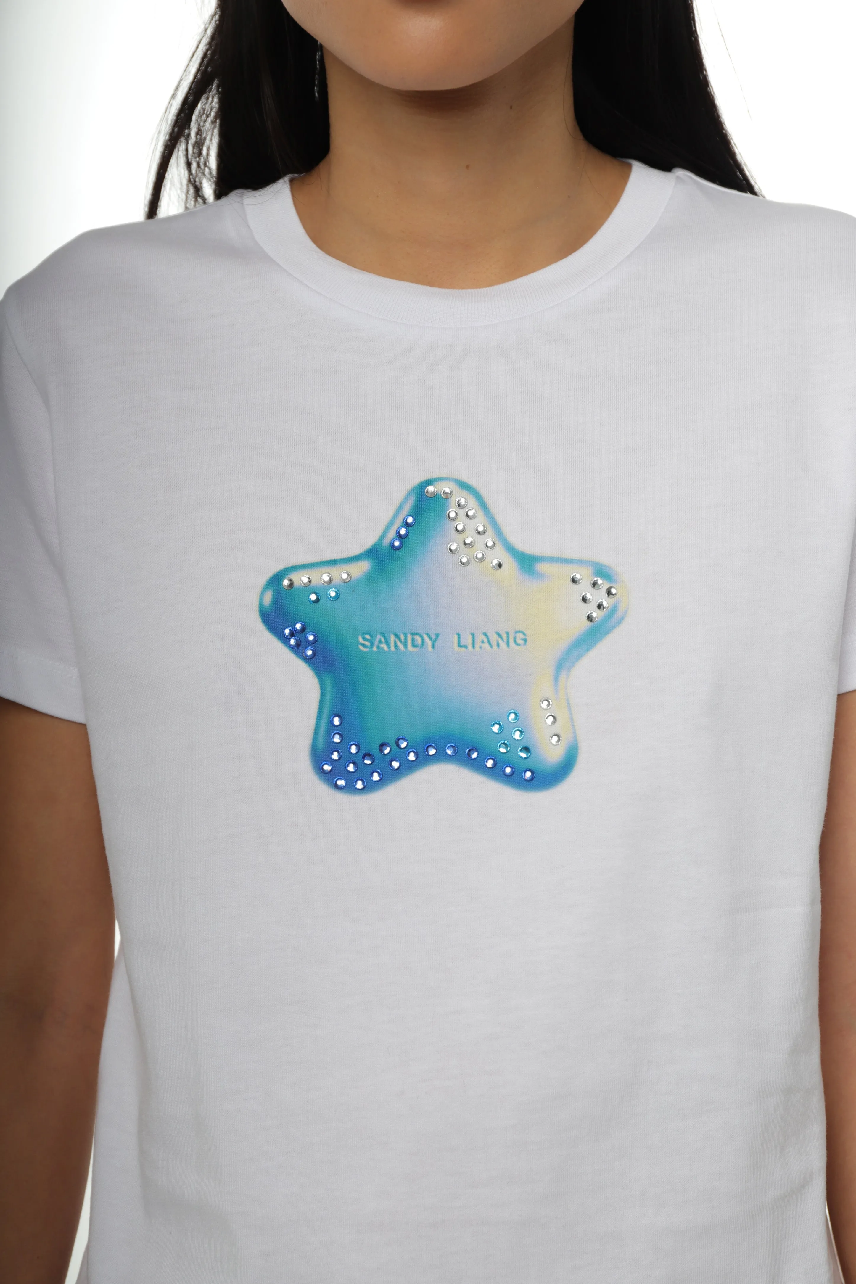 AME BABY TEE IN WHITE