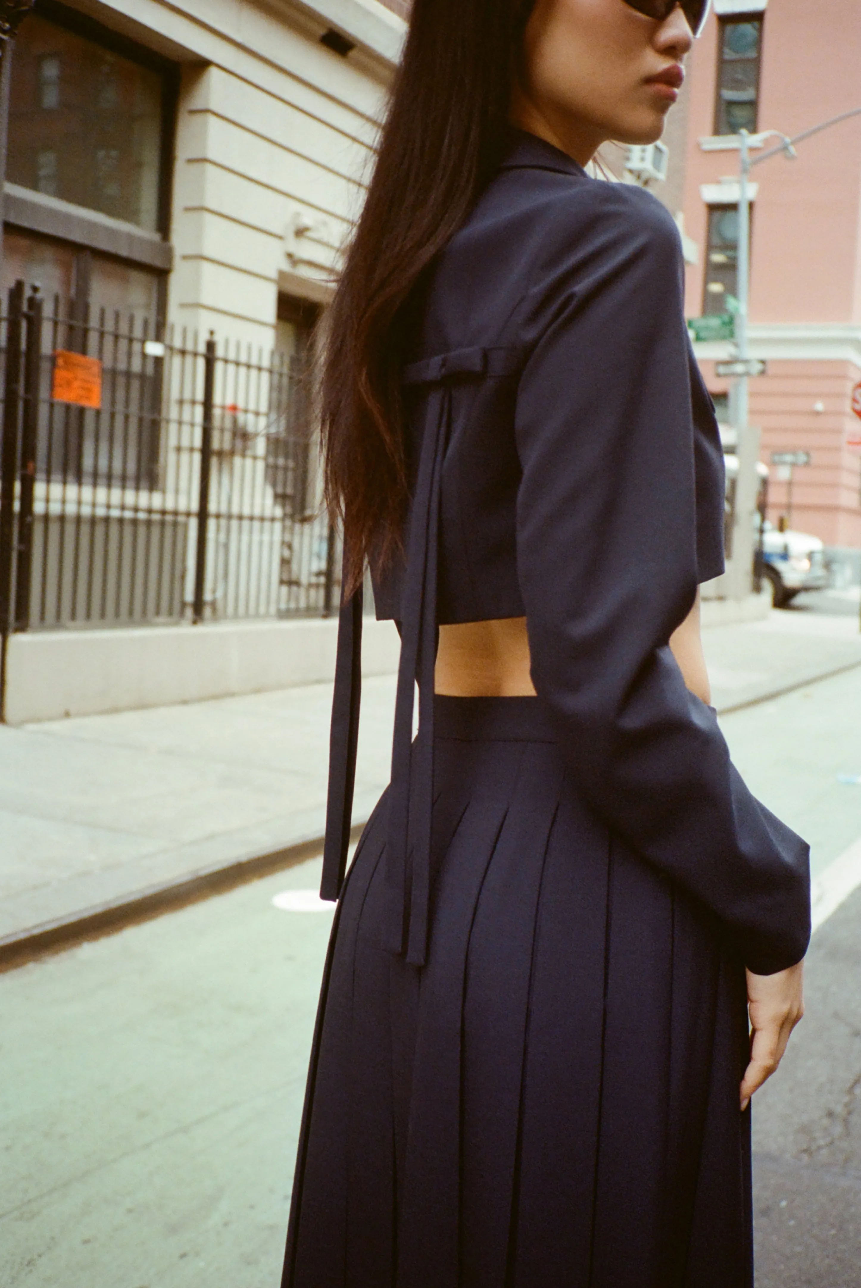 ENNIS JACKET IN DARK NAVY