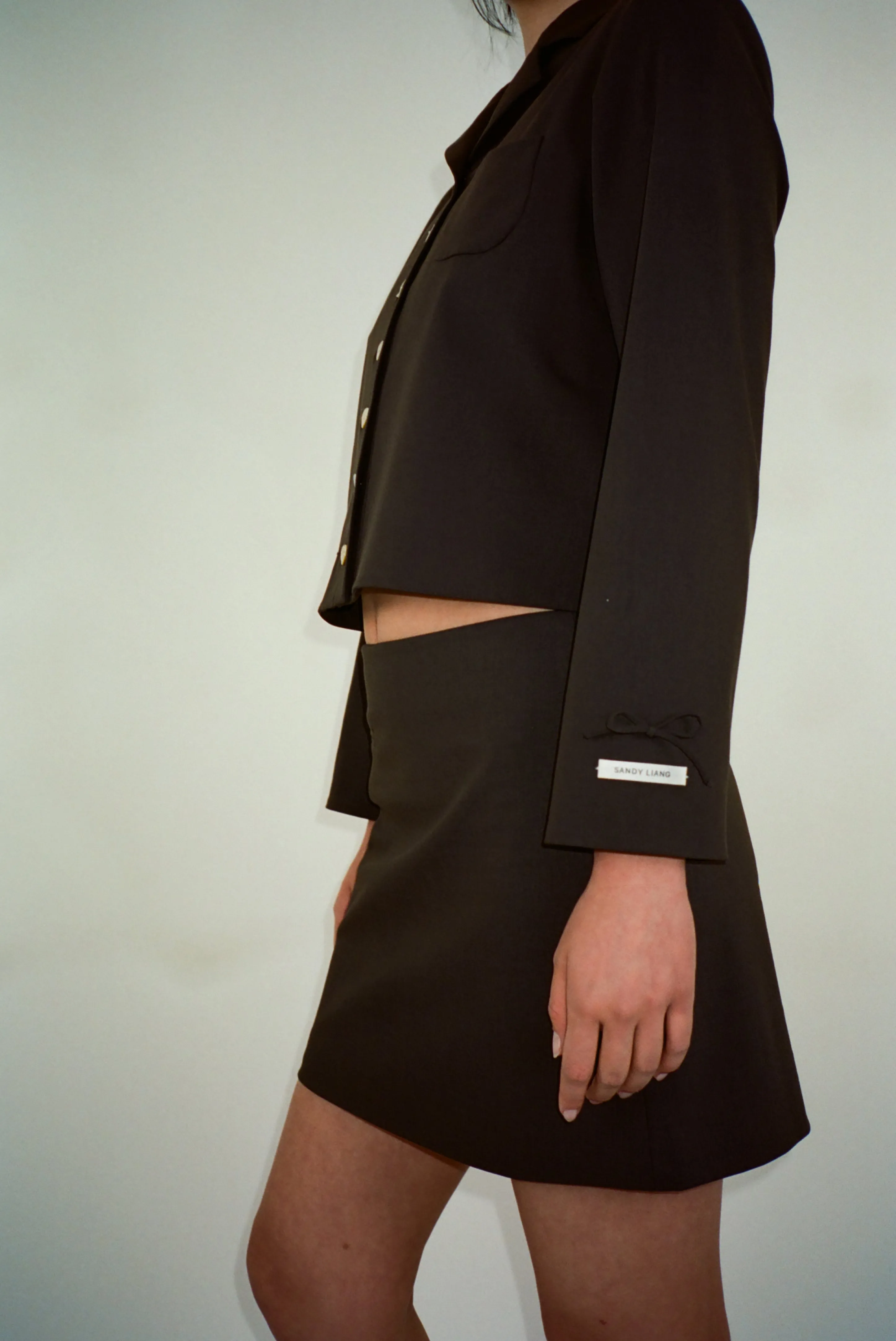 CHARM JACKET IN BROWN