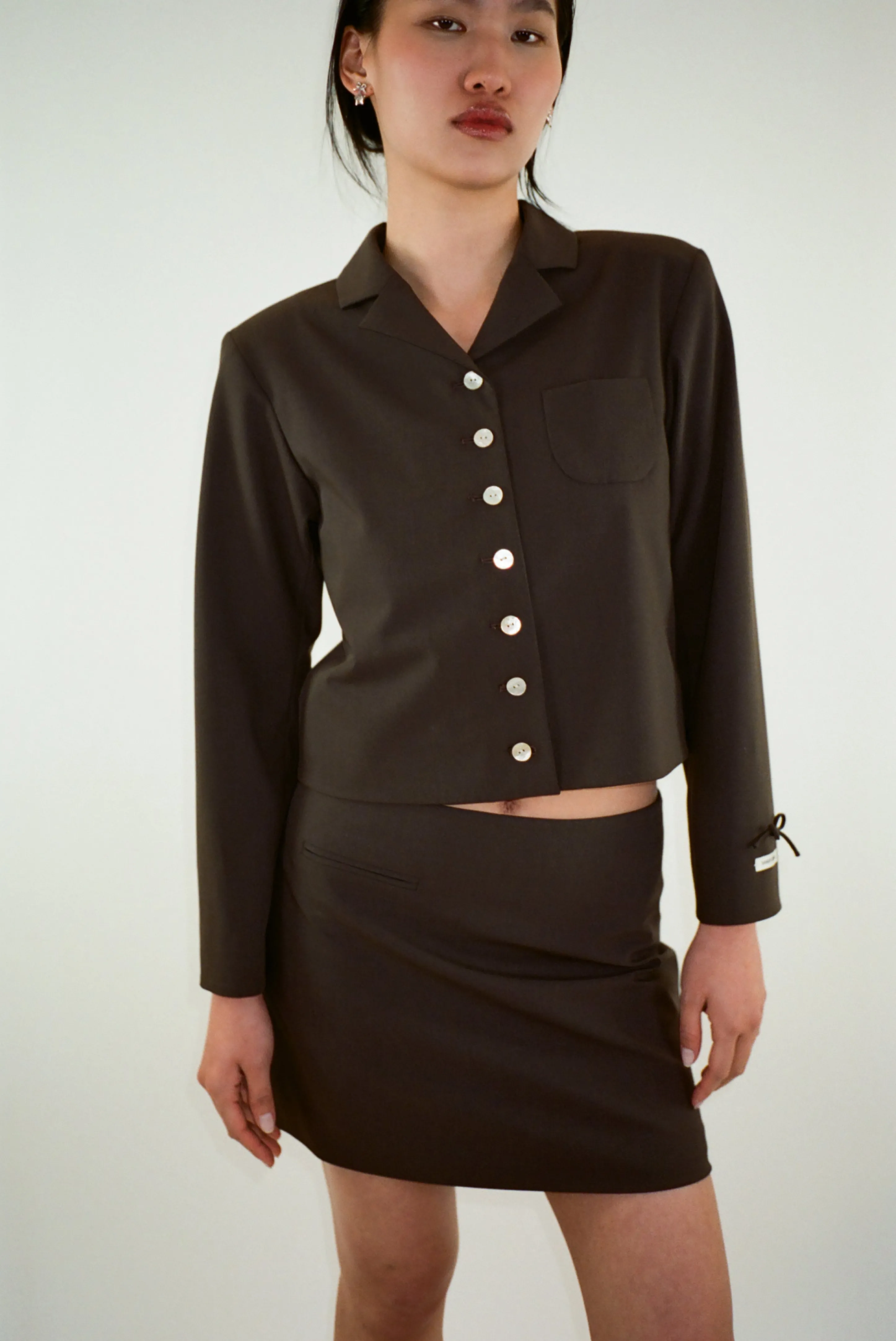 CHARM JACKET IN BROWN