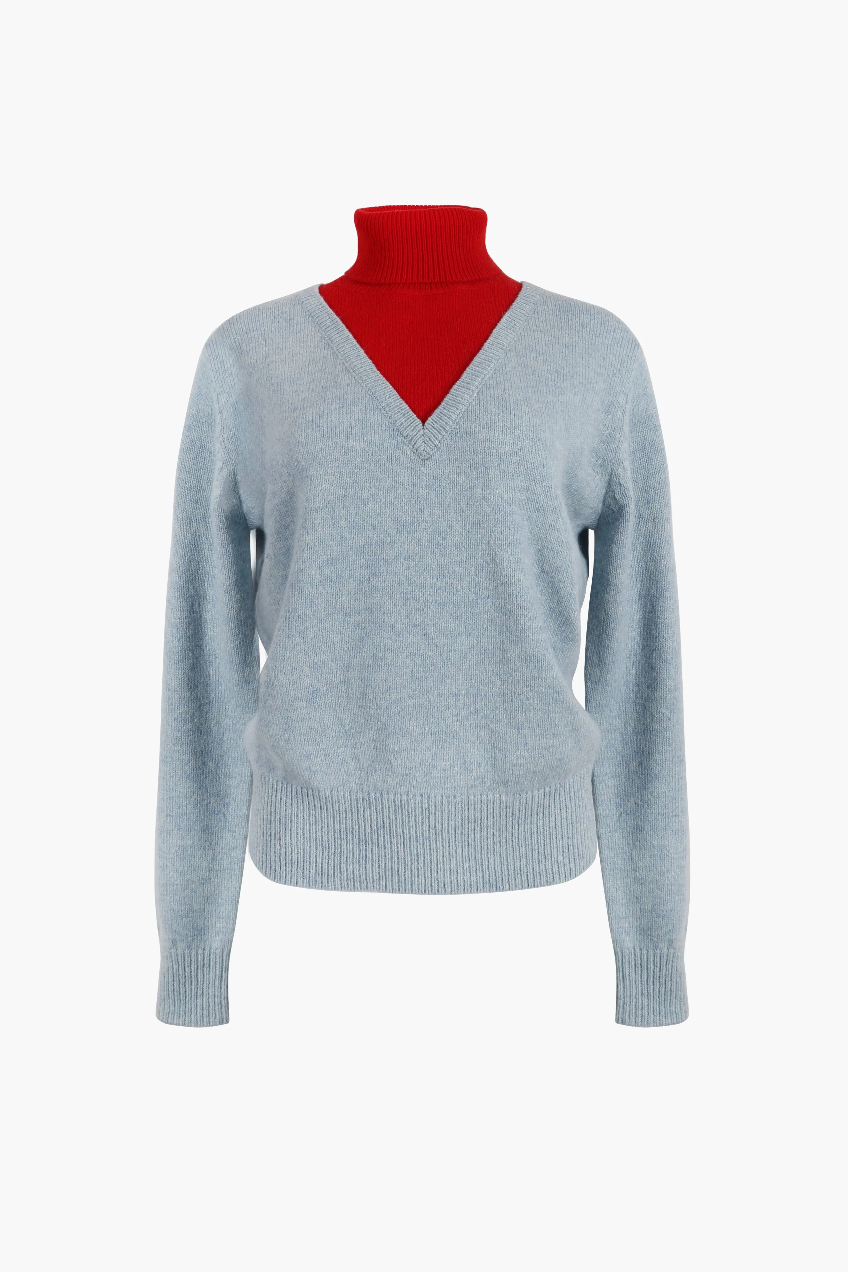 BAMBOO SWEATER IN LIGHT BLUE