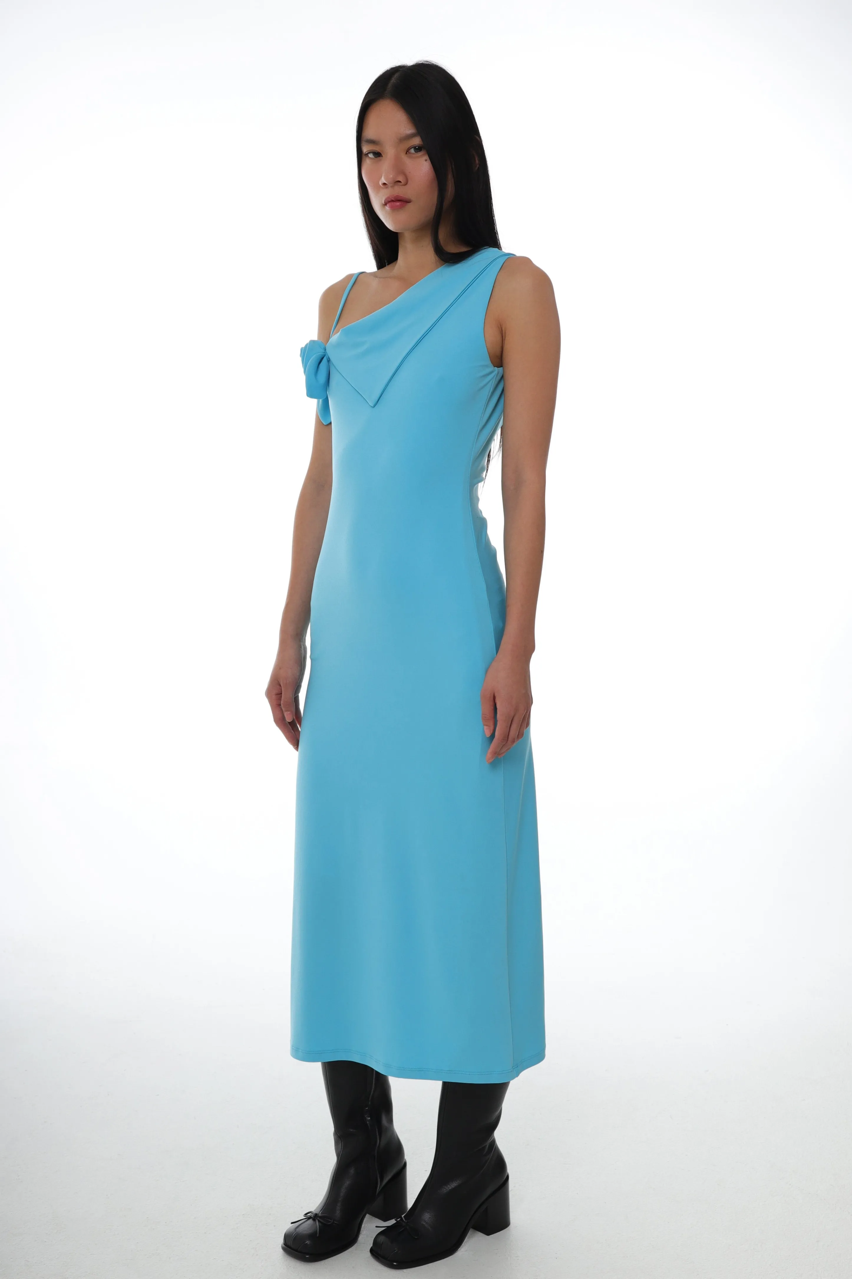 OTTER DRESS IN TURQUOISE