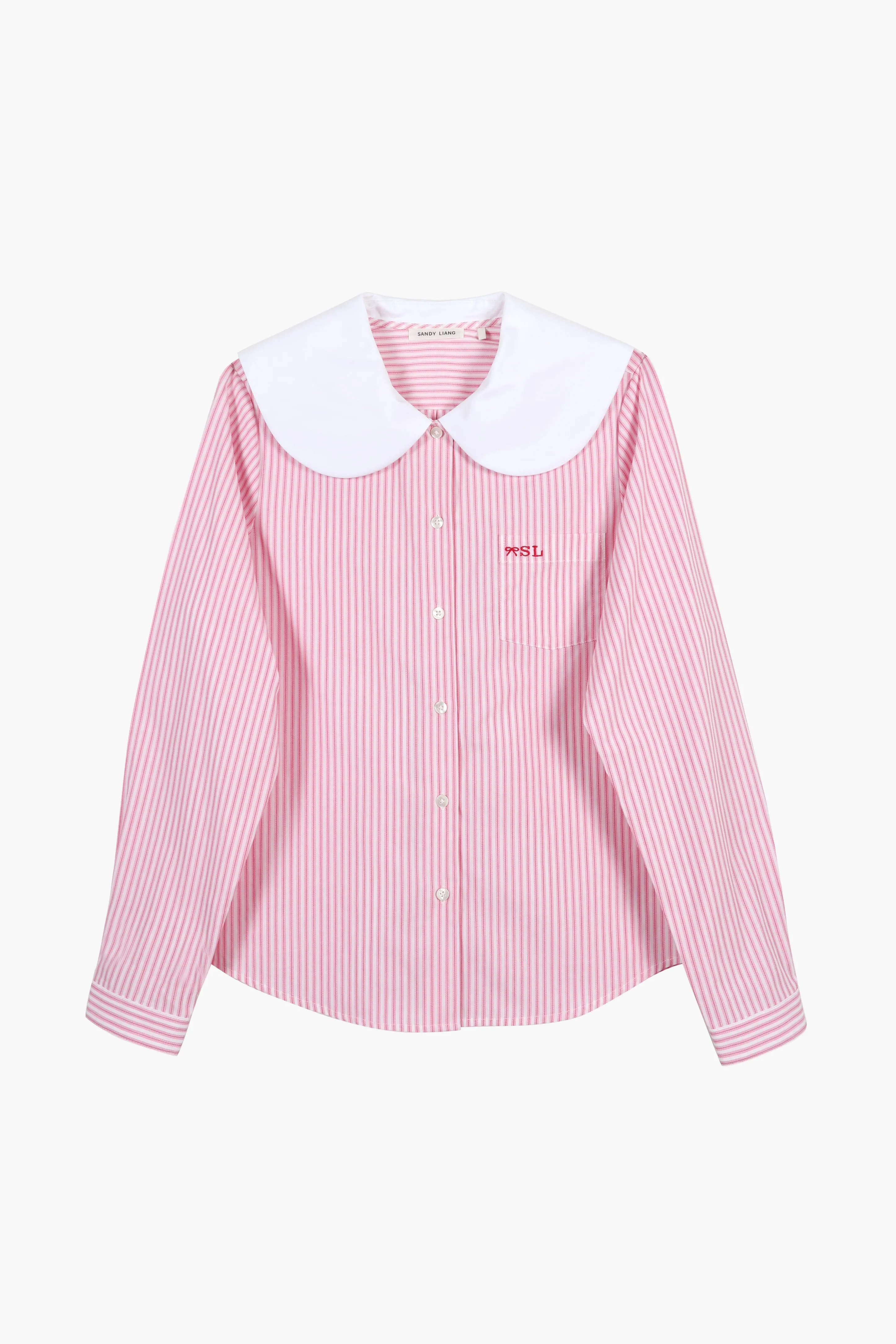 LUTON SHIRT IN PINK STRIPE