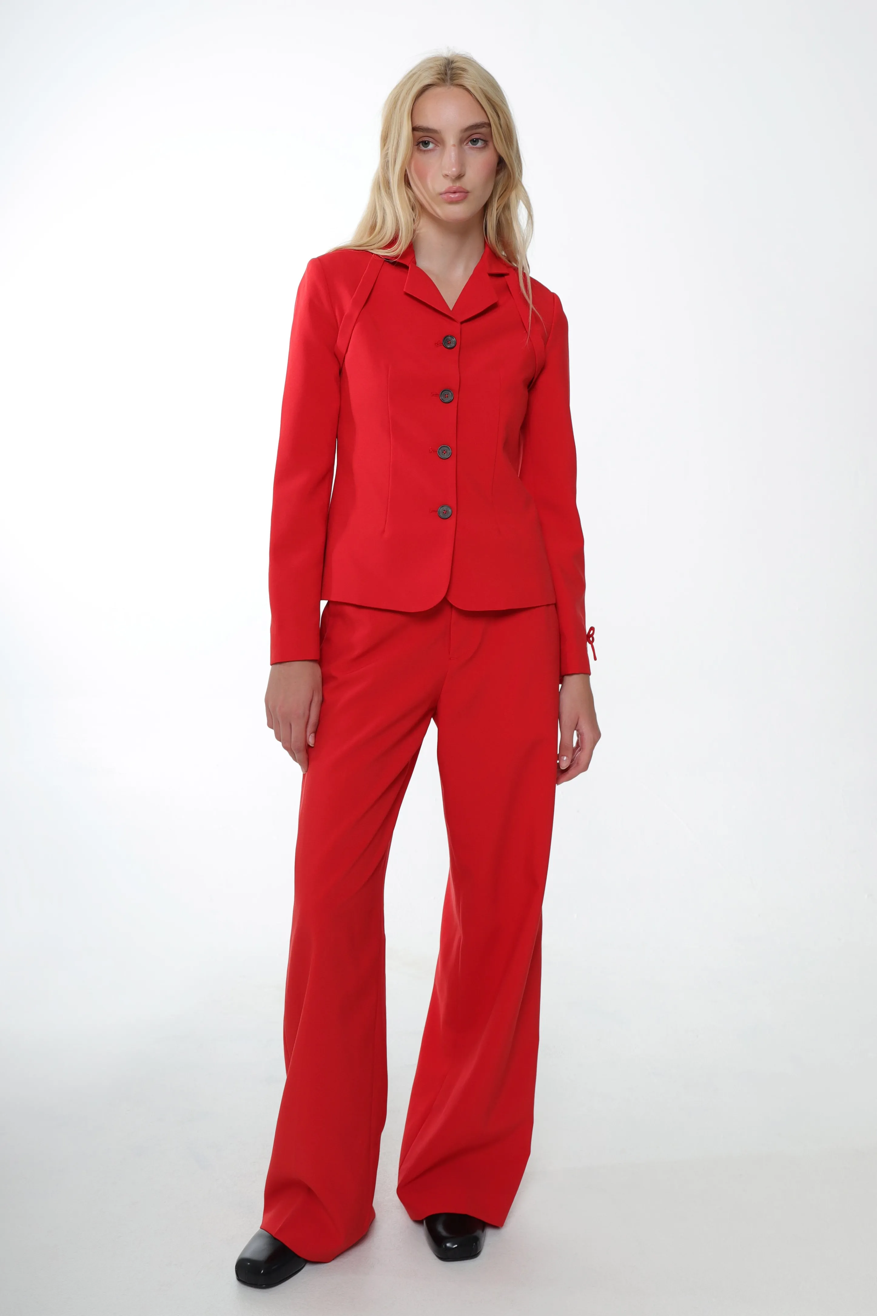 BISCUIT JACKET IN RED