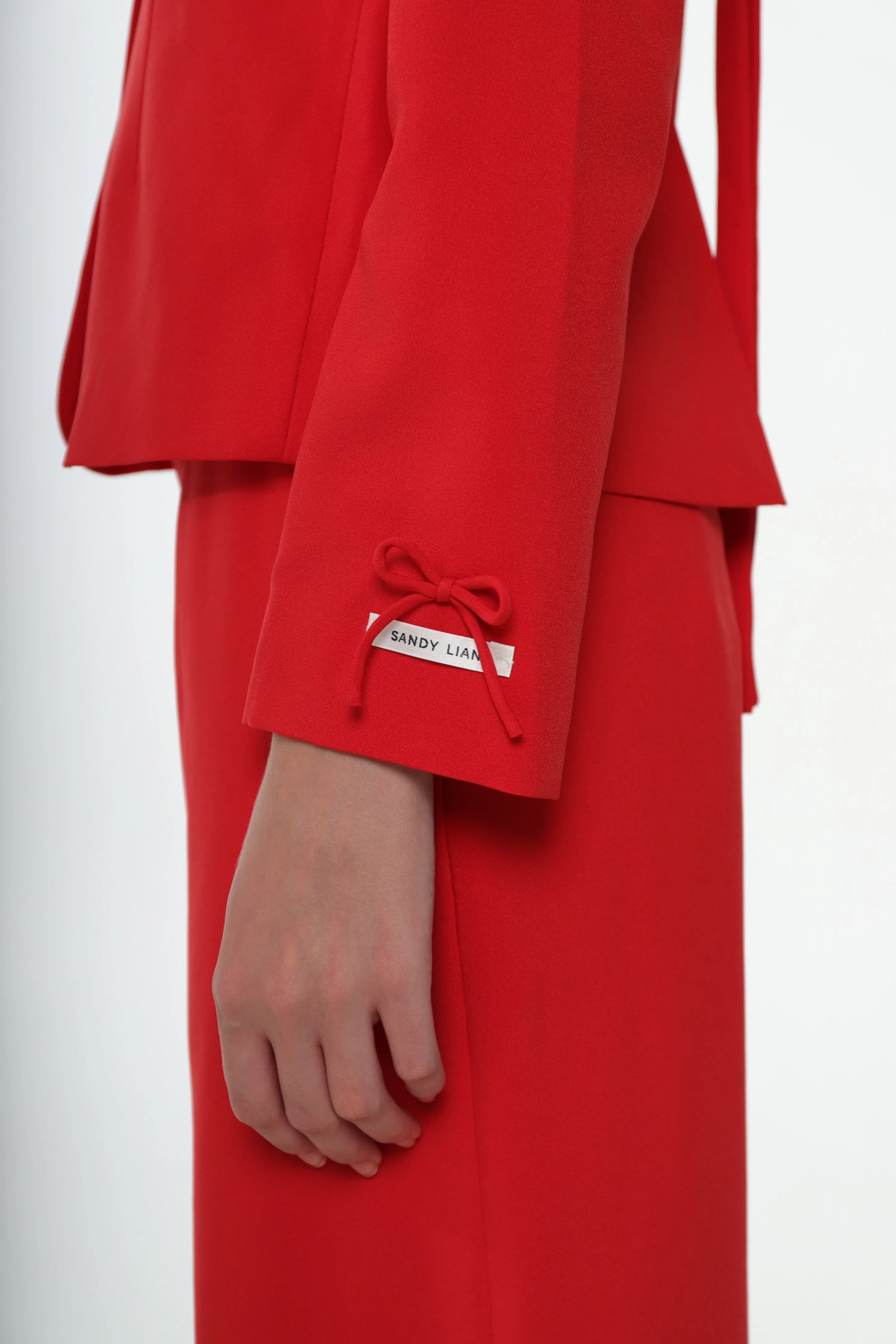 BISCUIT JACKET IN RED