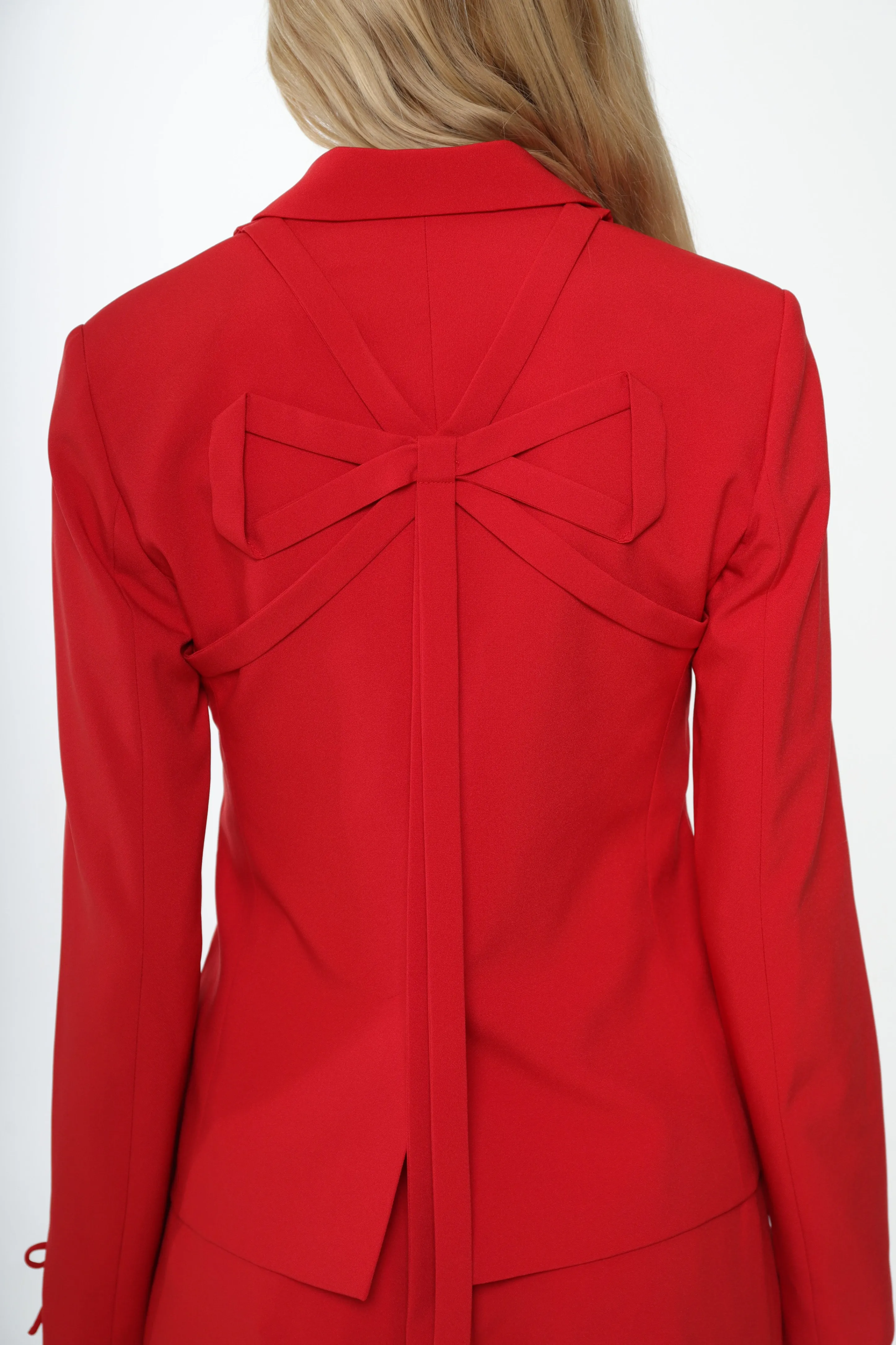 BISCUIT JACKET IN RED